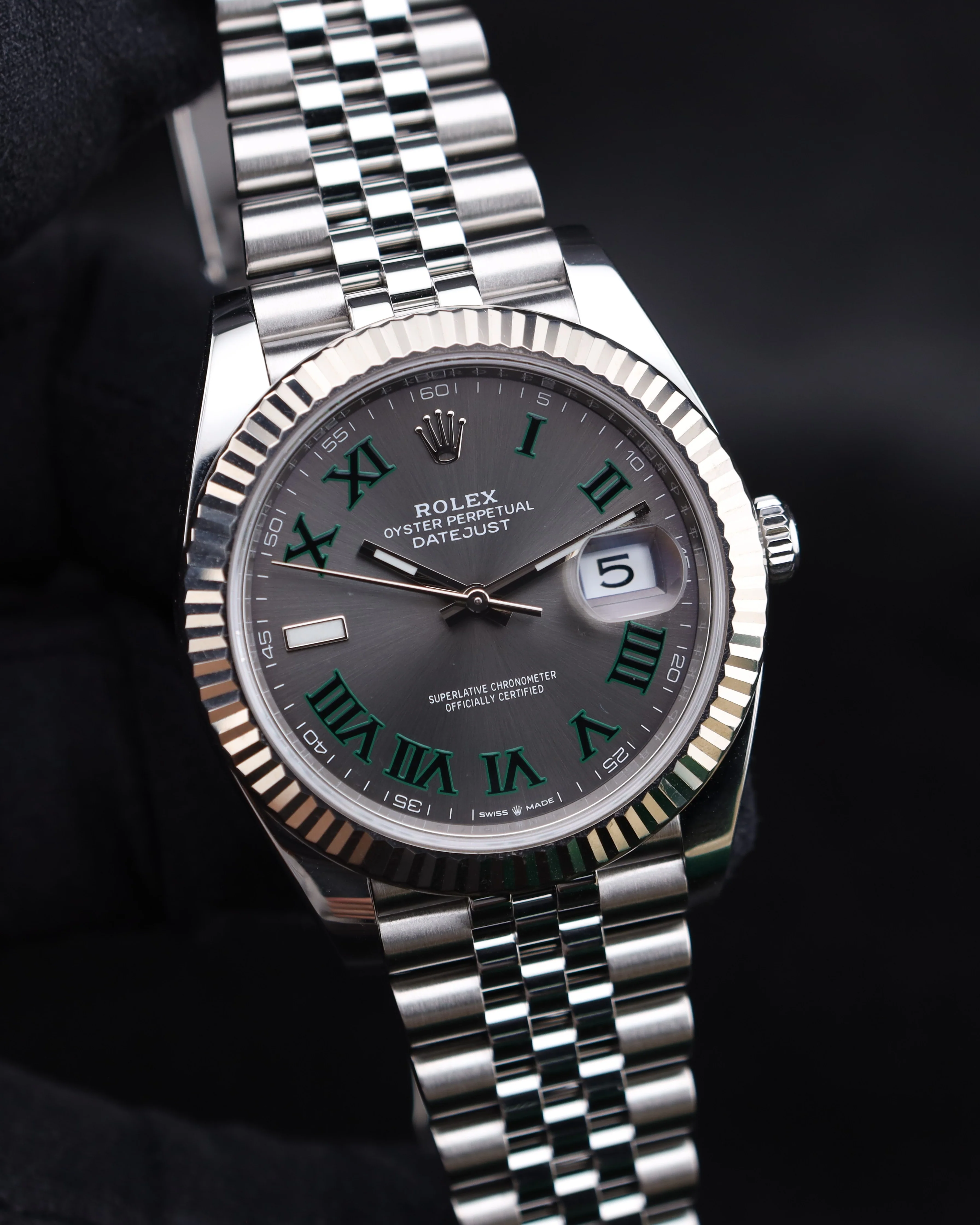 Rolex Datejust 41 Wimbledon Dial Steel Jubilee 126334 - Image 10