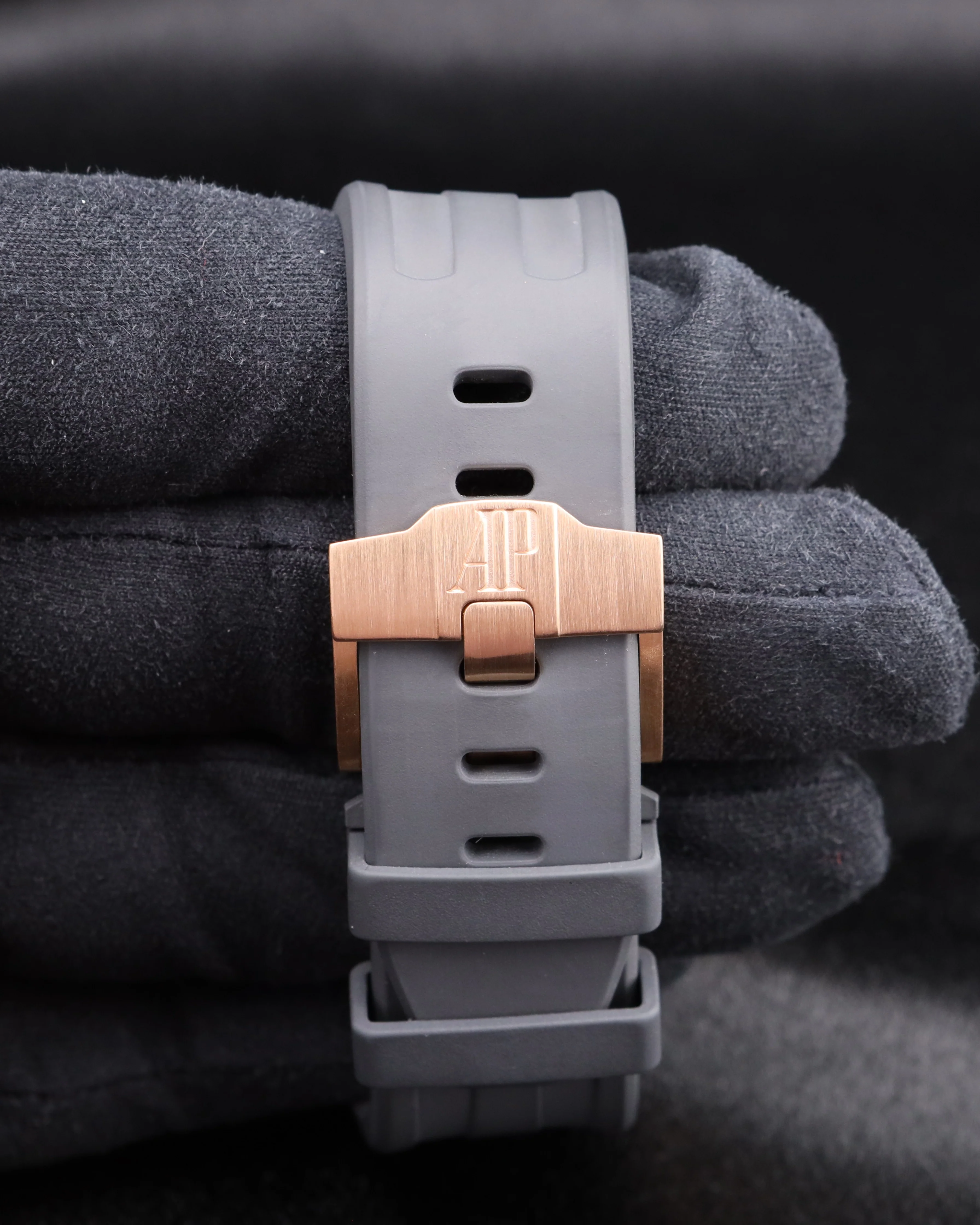 Audemars Piguet Royal Oak Offshore Chronograph Half Brick Rhoudium/Grey Dial 26470OR - Image 5