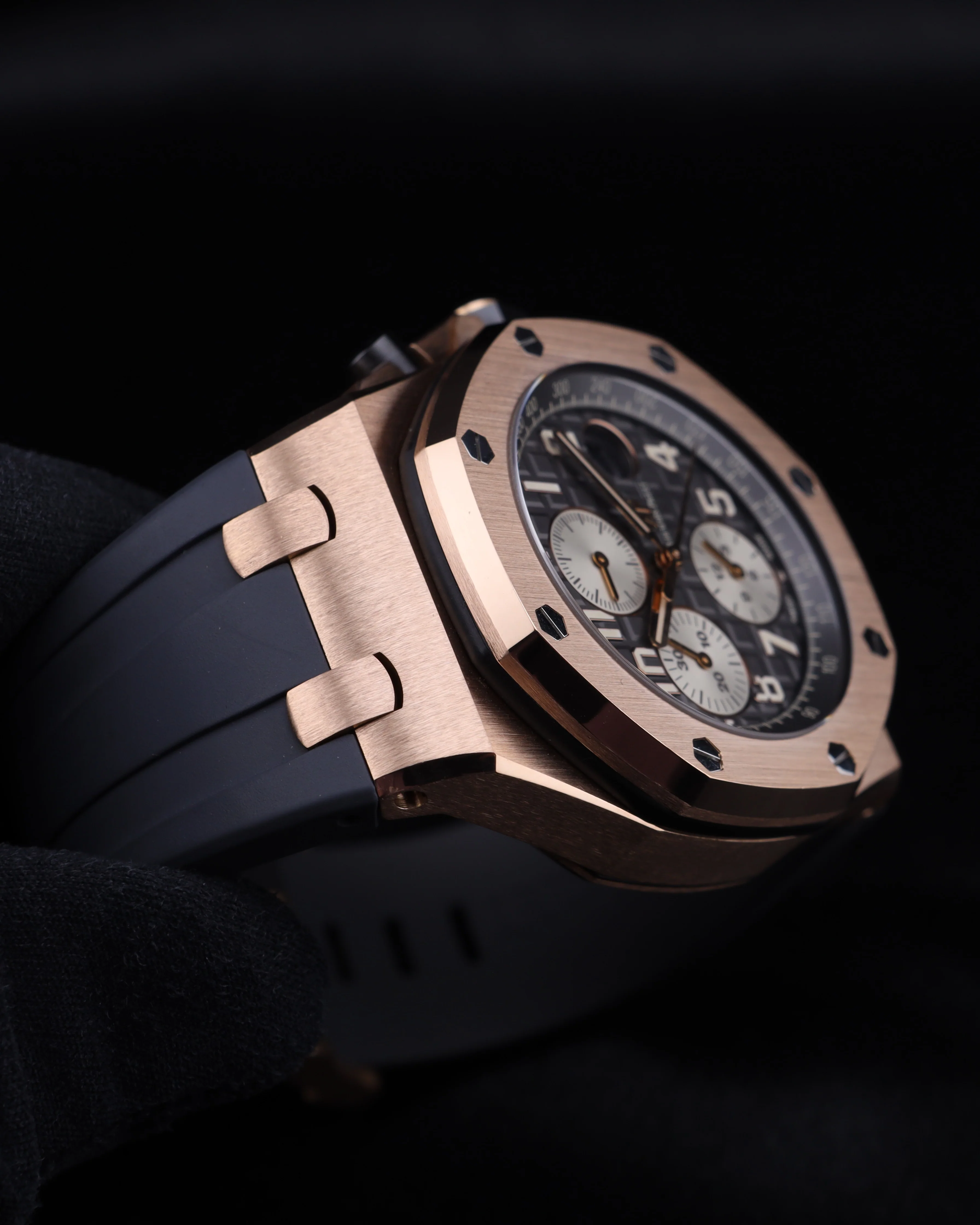 Audemars Piguet Royal Oak Offshore Chronograph Half Brick Rhoudium/Grey Dial 26470OR - Image 8