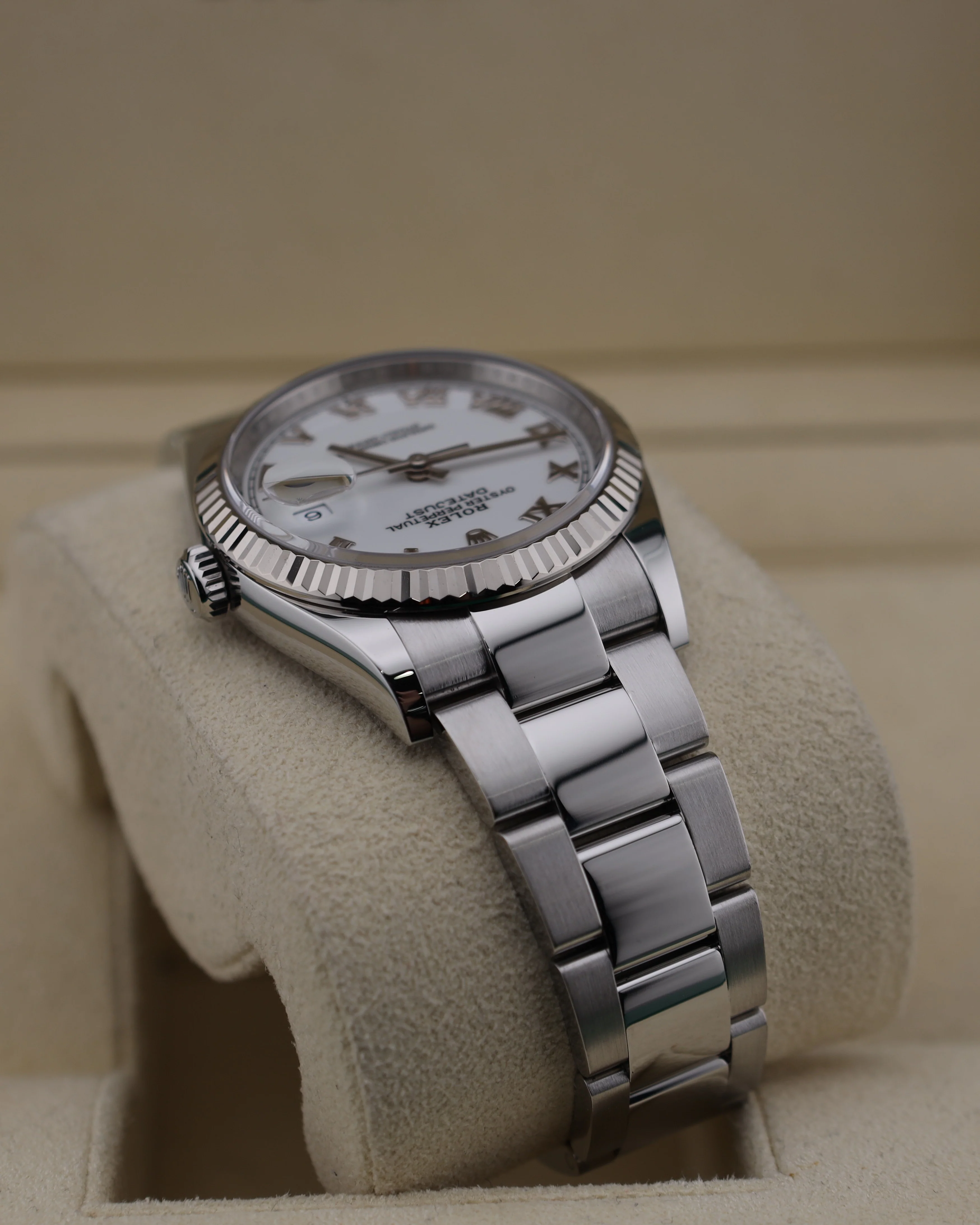 Rolex Datejust 36mm White Roman Dial on Oyster 126234 - Image 8