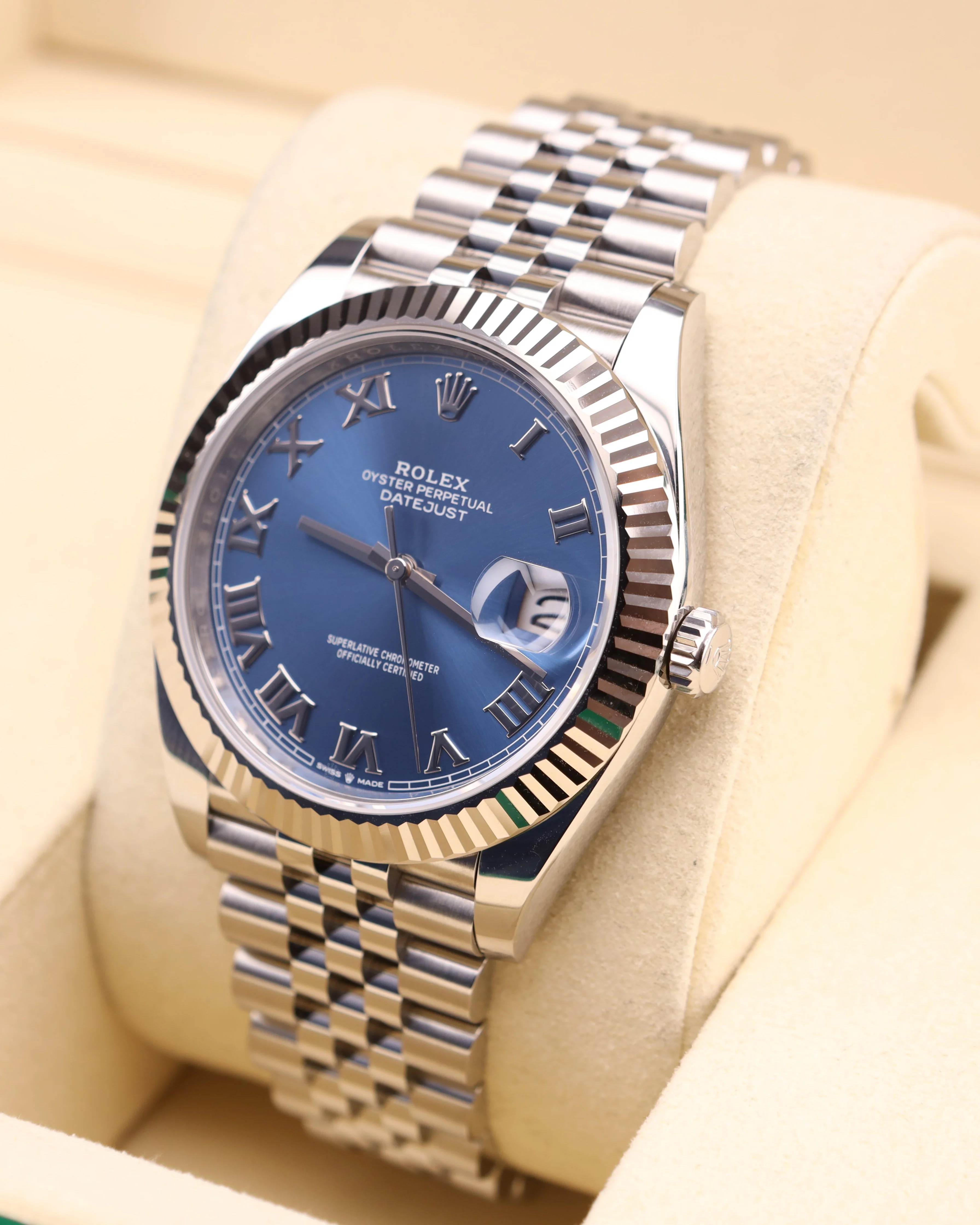 Rolex Datejust 41 Blue Roman Dial on Jubilee 126334 - Image 4