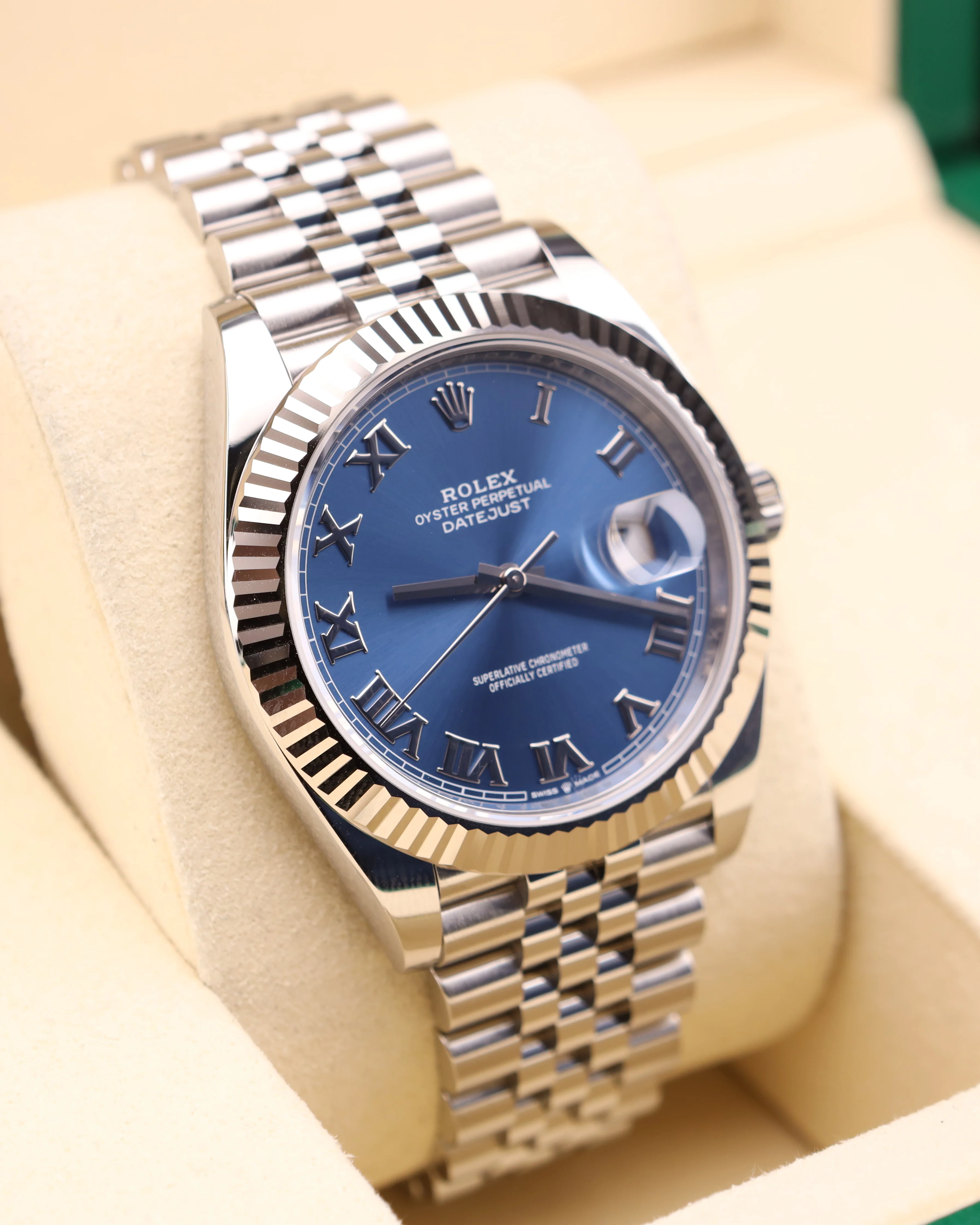 Rolex Datejust 41 Blue Roman Dial on Jubilee 126334 - Image 5