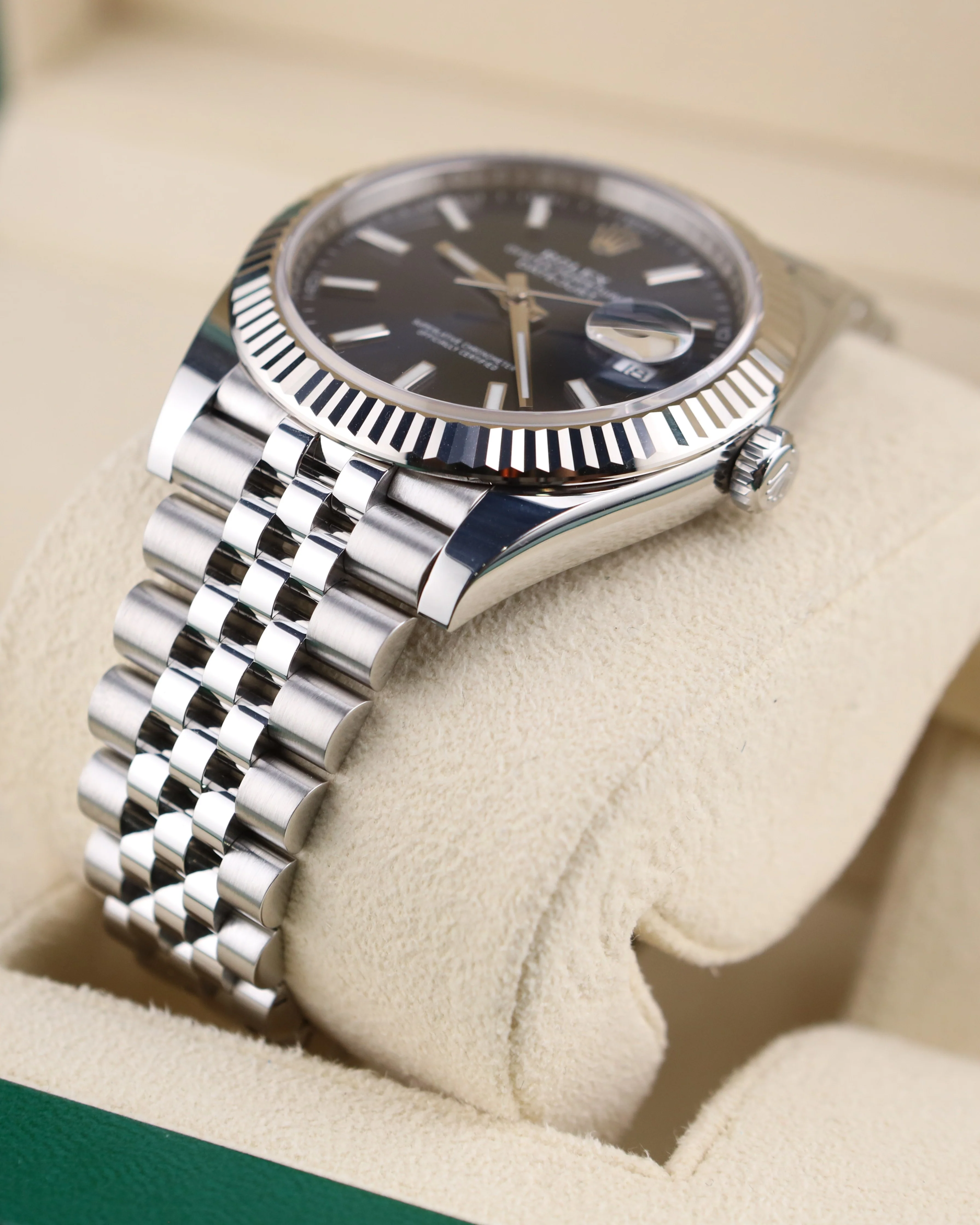 Rolex Datejust 41 Blue Stick Dial on Jubilee 126334 - Image 11