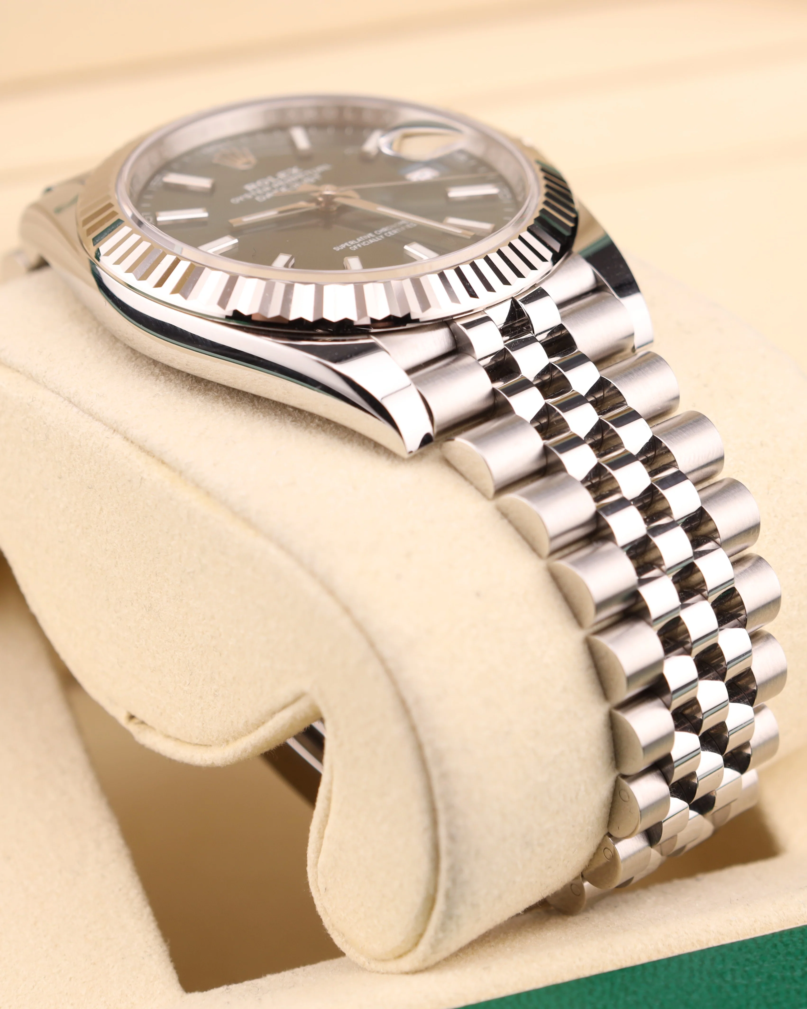 Rolex Datejust 41 Mint Green Dial on Jubilee Fluted Bezel 126334 - Image 4
