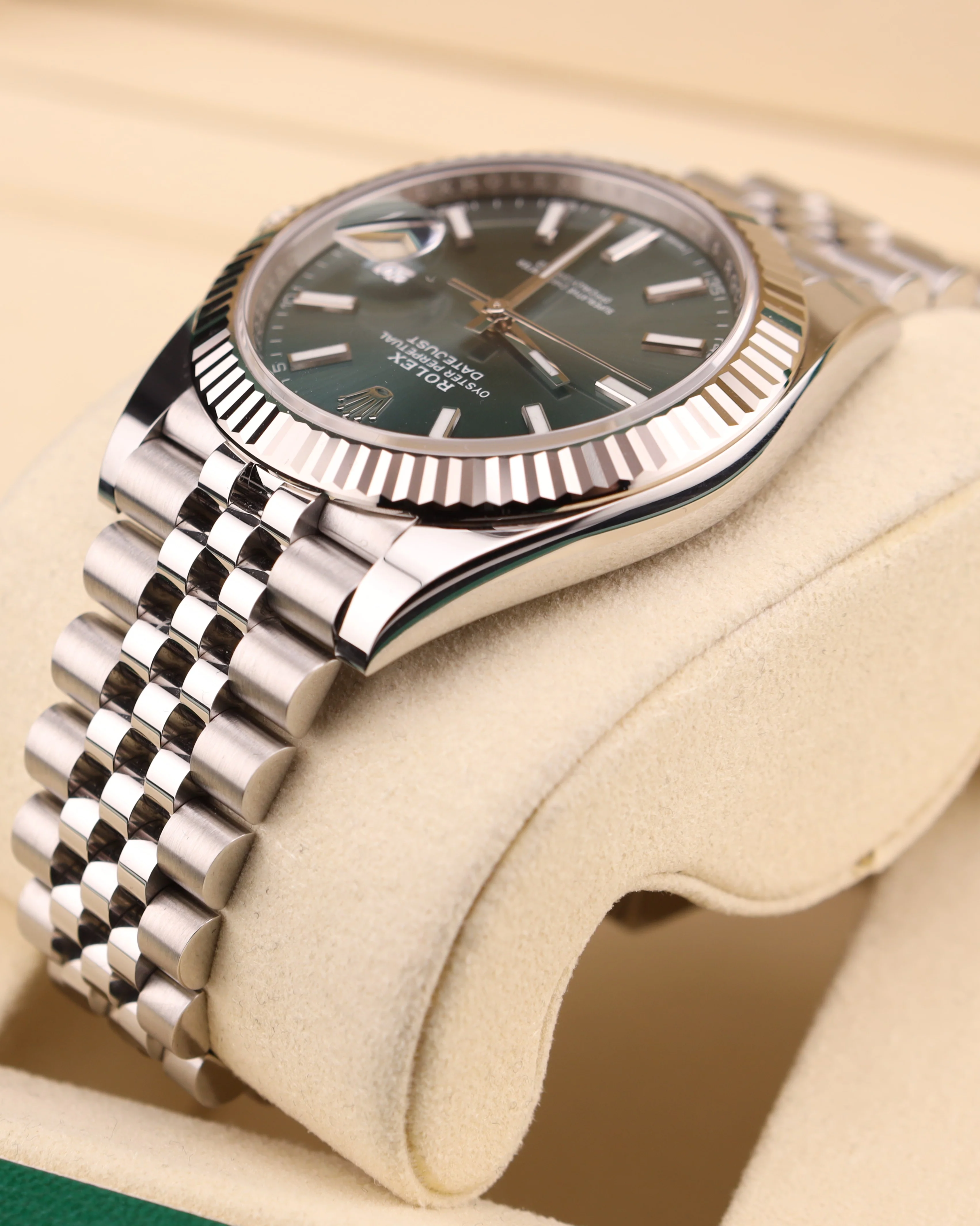 Rolex Datejust 41 Mint Green Dial on Jubilee Fluted Bezel 126334 - Image 5
