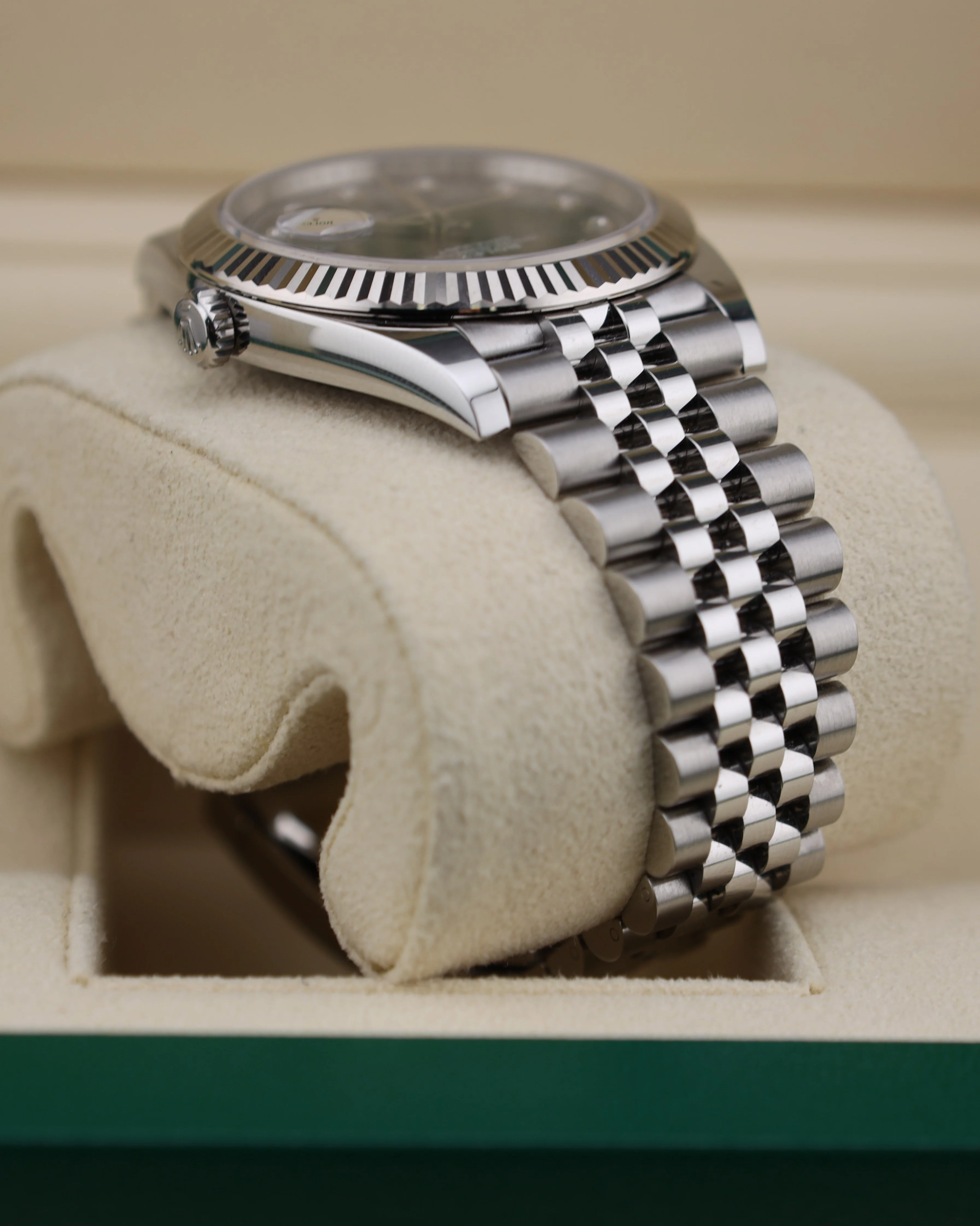 Rolex Datejust 41 Slate Rhodium Diamond Dial on Jubilee 126334 - Image 6