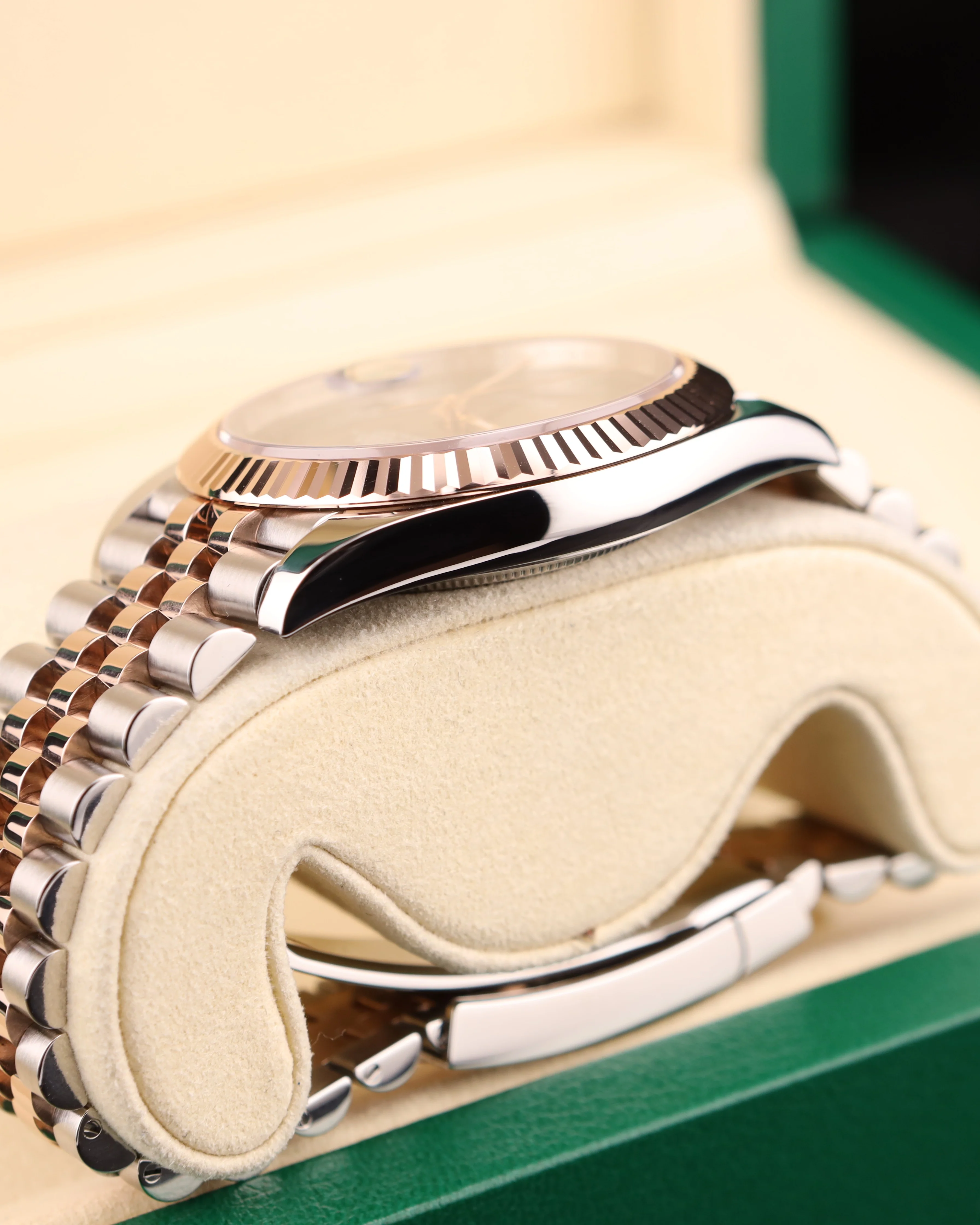 Rolex Datejust 41 Rose Gold Wimbledon on Jubilee 126331 - Image 8
