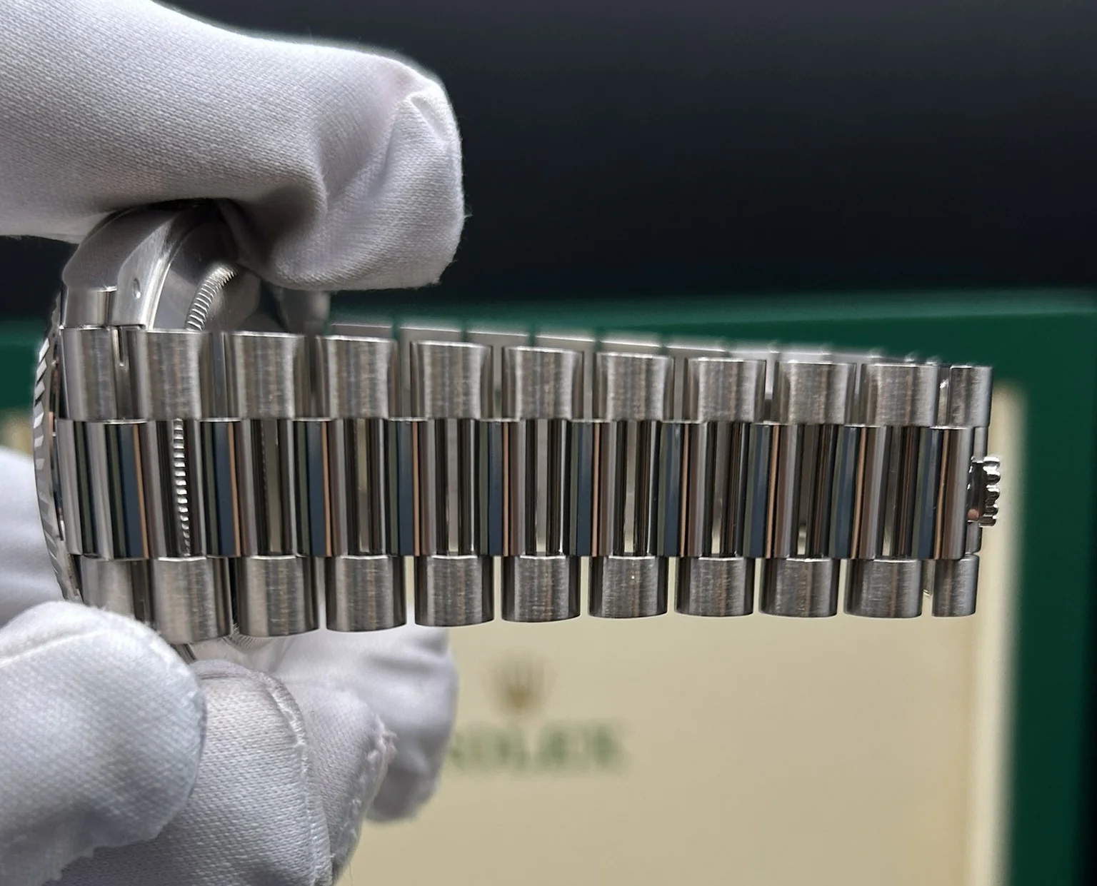 Rolex Day-Date 40 Meteorite Baguette Dial 228239 - Image 14