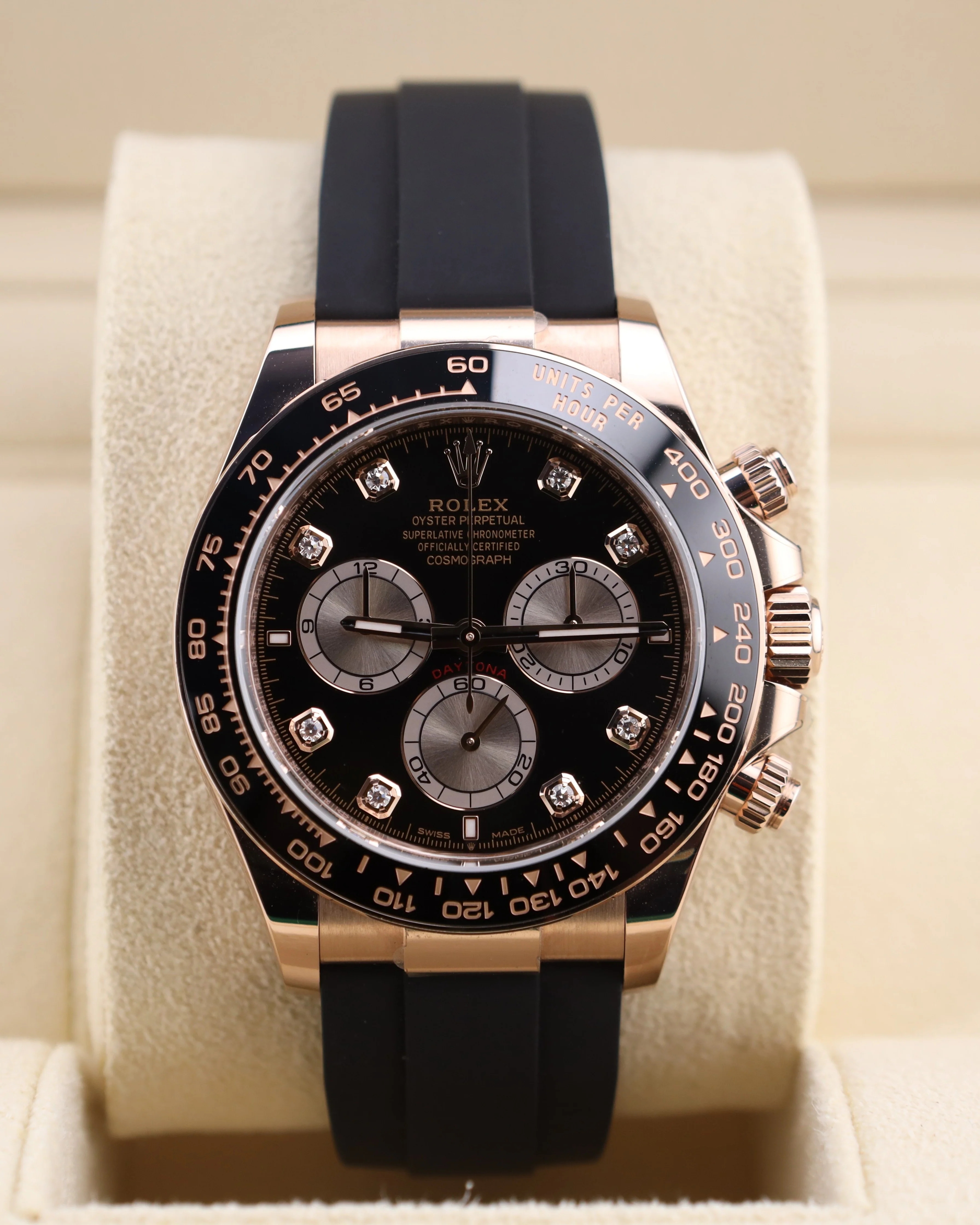 Rolex Daytona Black Diamond Dial on OysterFlex 126515LN - Image 11