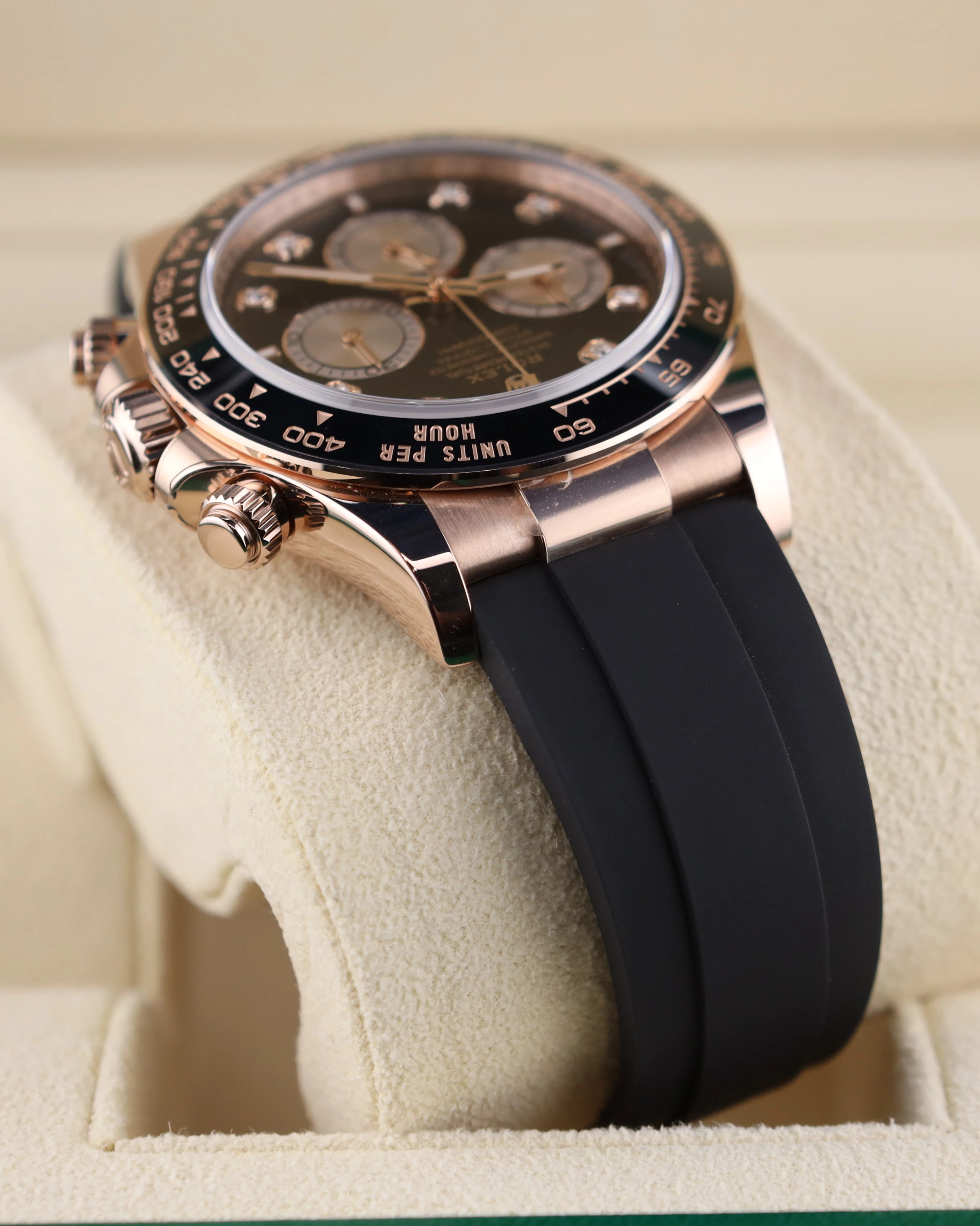Rolex Daytona Black Diamond Dial on OysterFlex 126515LN - Image 5