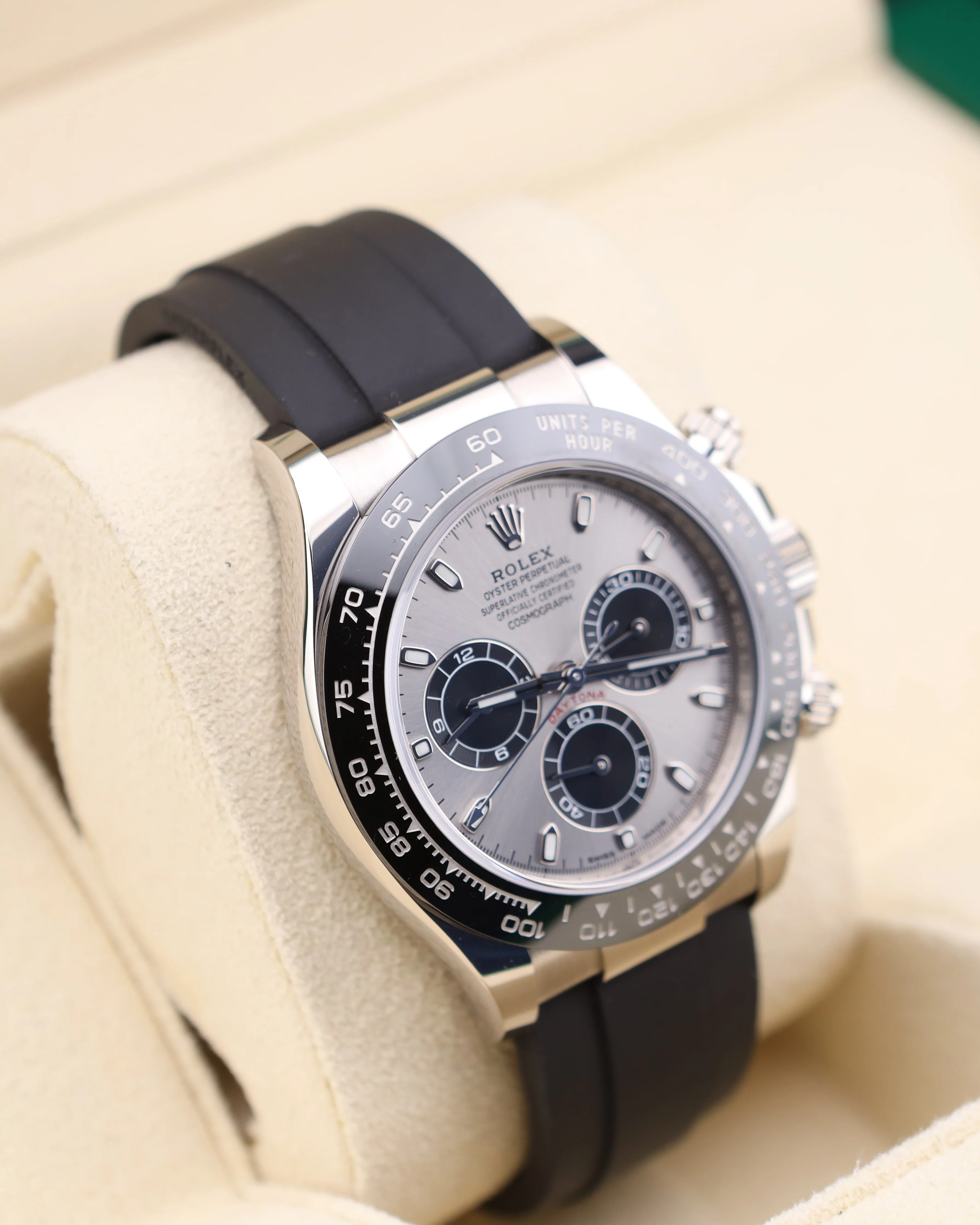 Rolex Daytona Ghost Grey Dial Oysterflex 116519LN - Image 5
