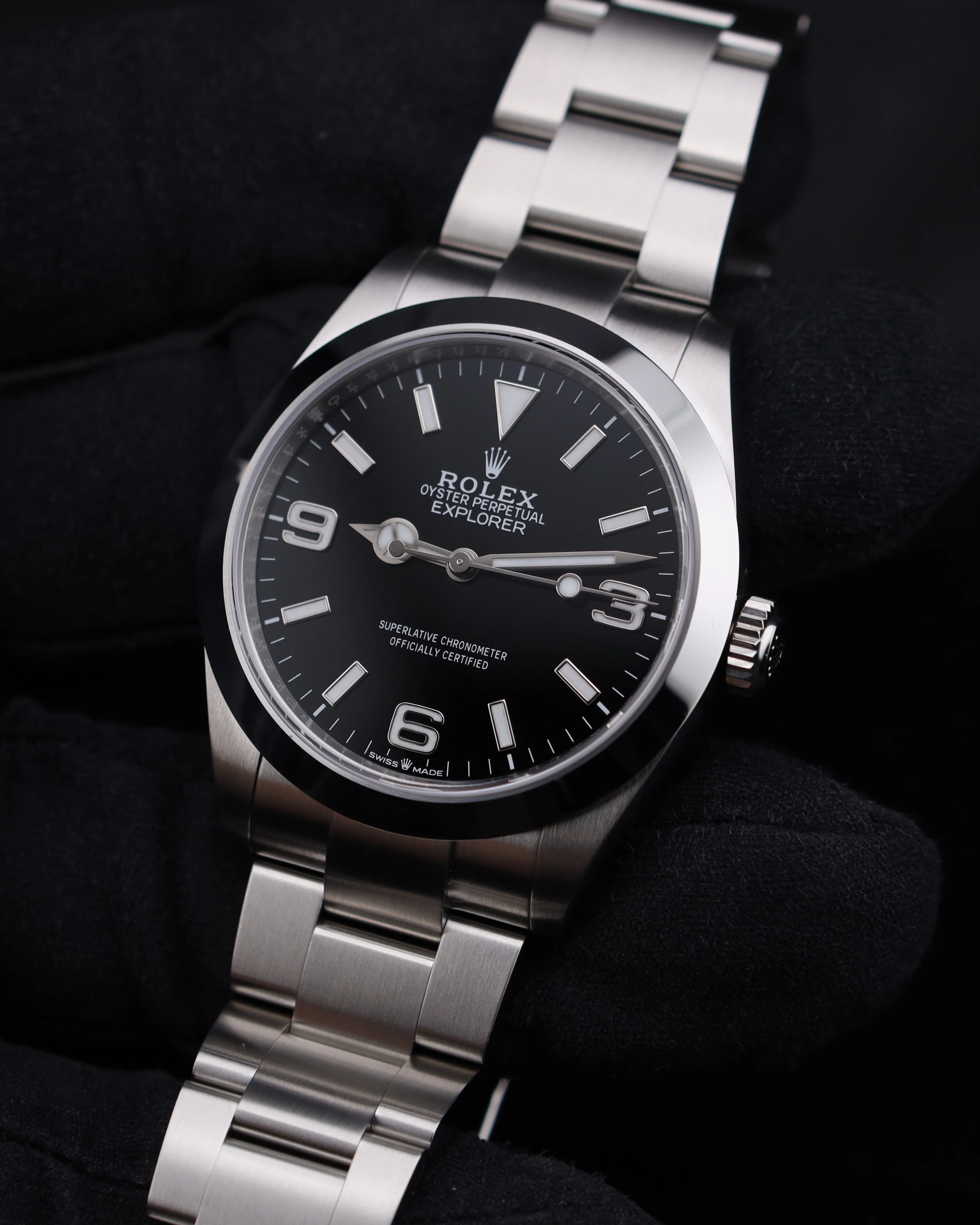 Rolex Explorer Black Dial Smooth Bezel 224270 - Image 13