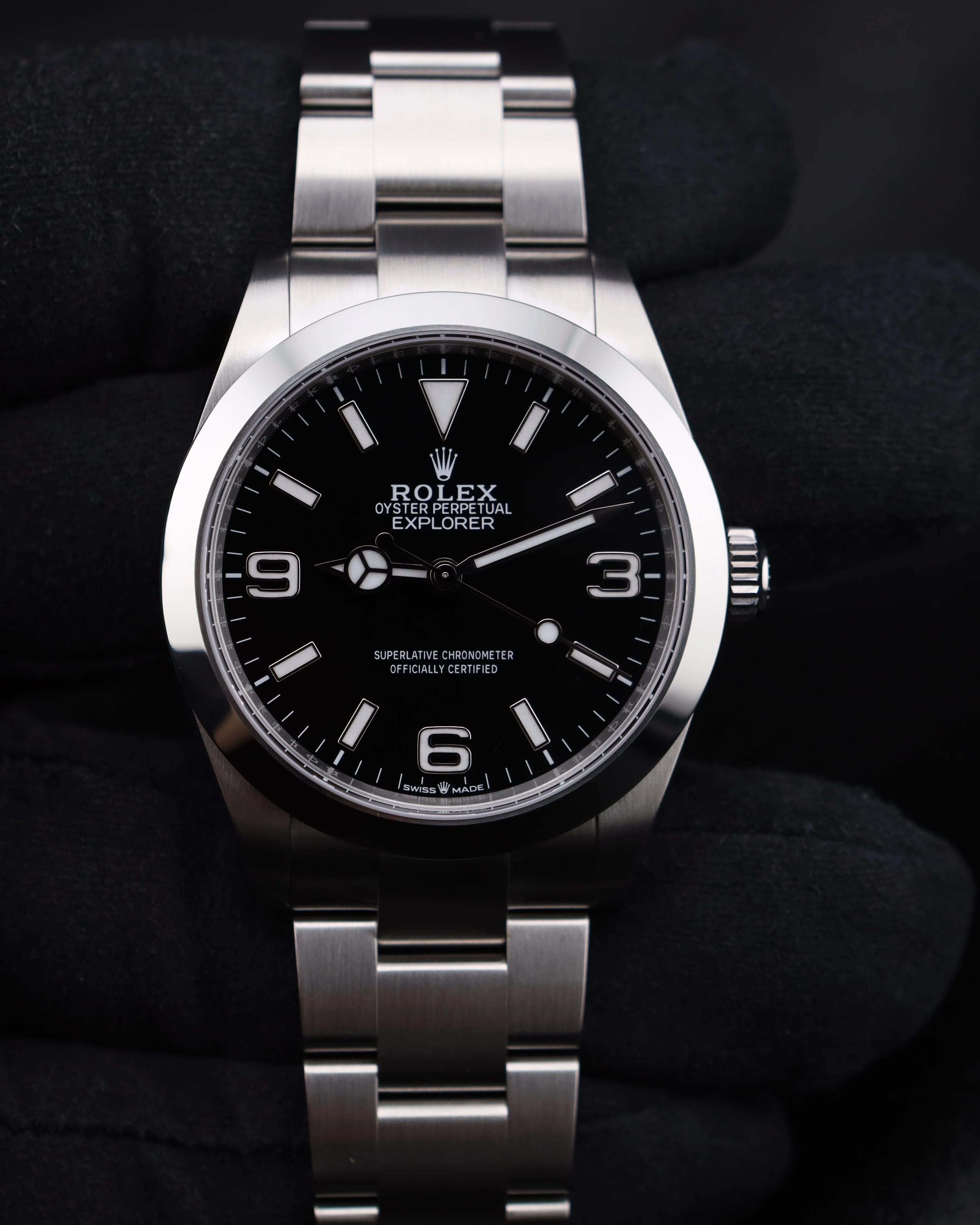 Rolex Explorer Black Dial Smooth Bezel 224270 - Image 4