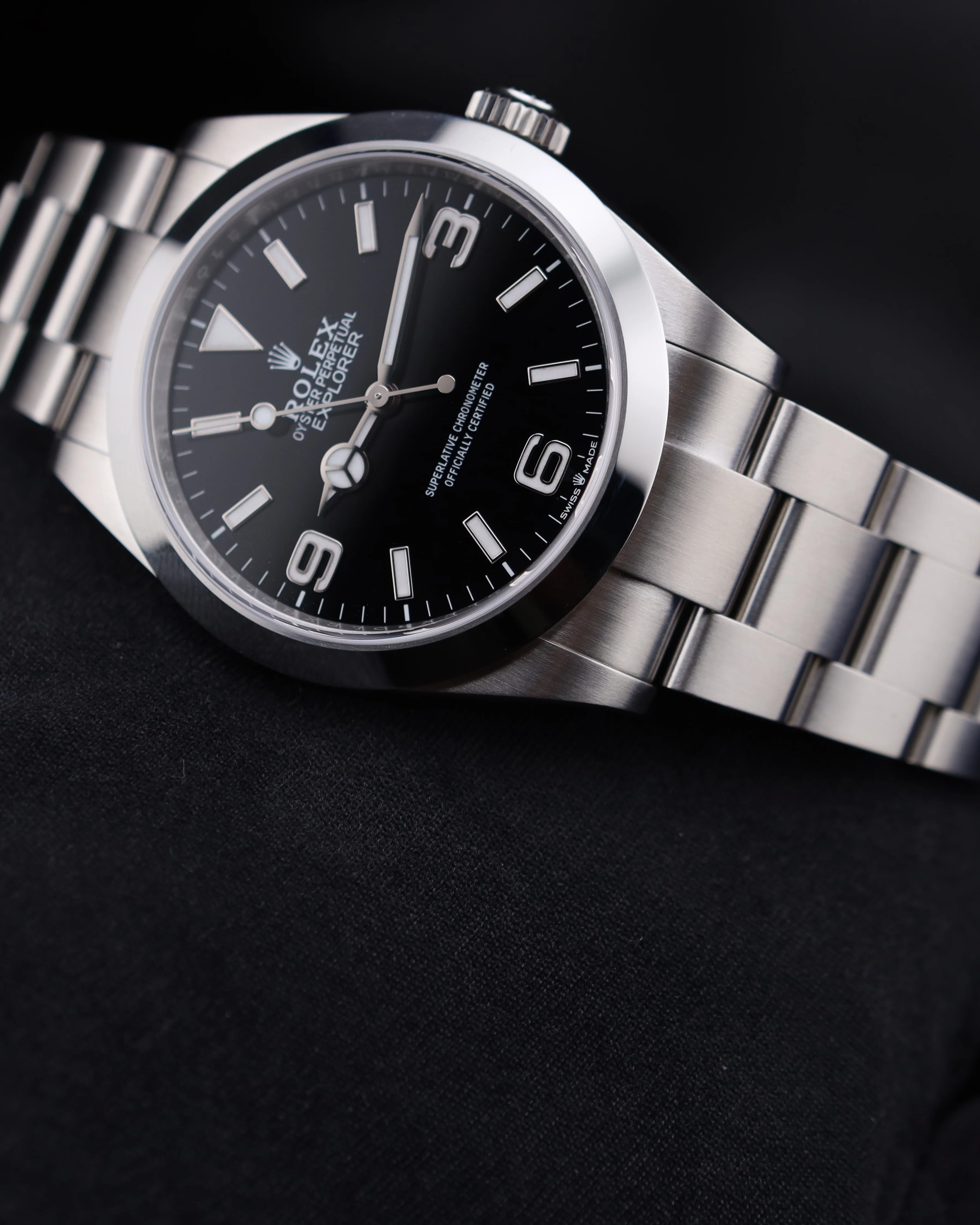 Rolex Explorer Black Dial Smooth Bezel 224270 - Image 5