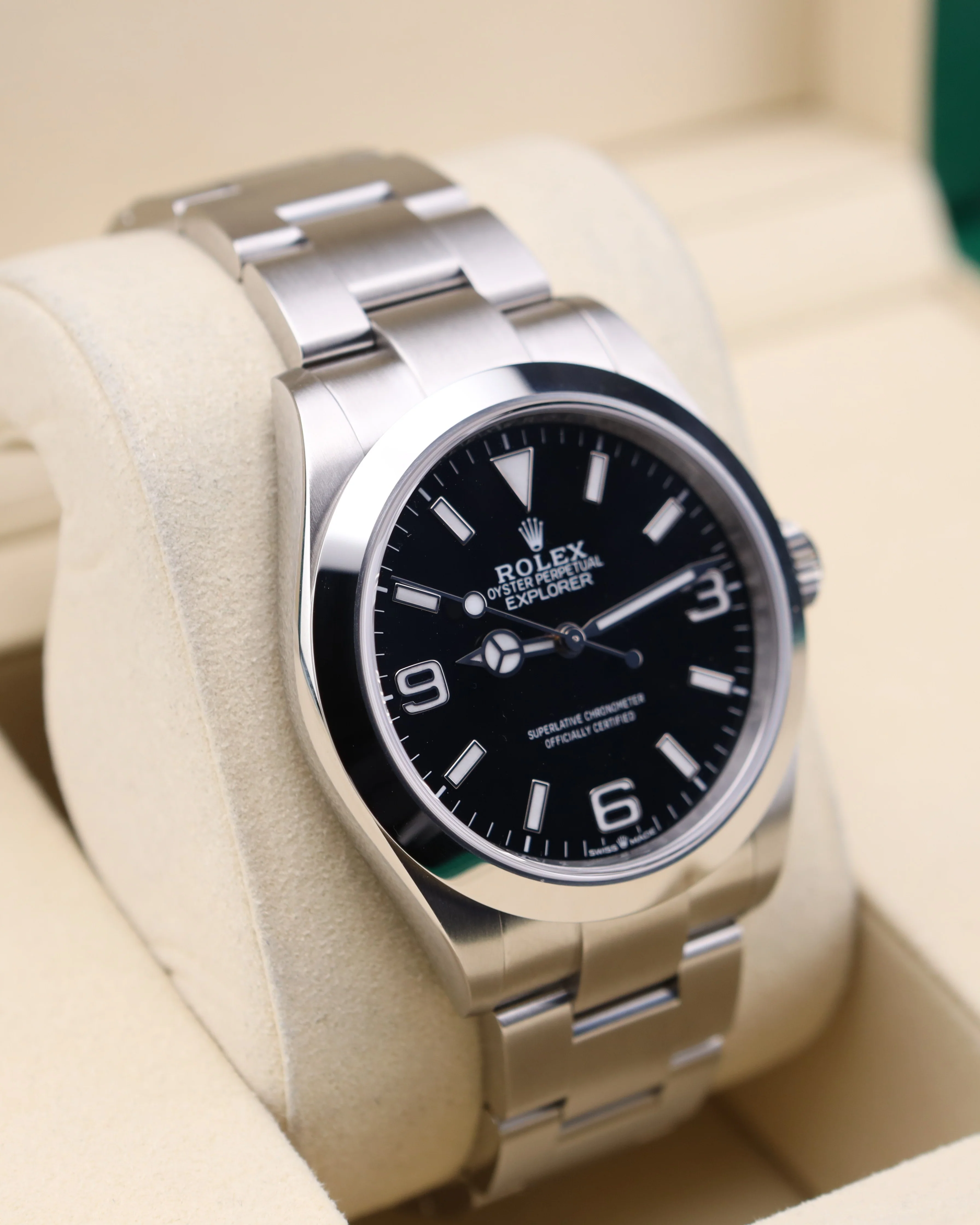 Rolex Explorer Black Dial Smooth Bezel 224270 - Image 6