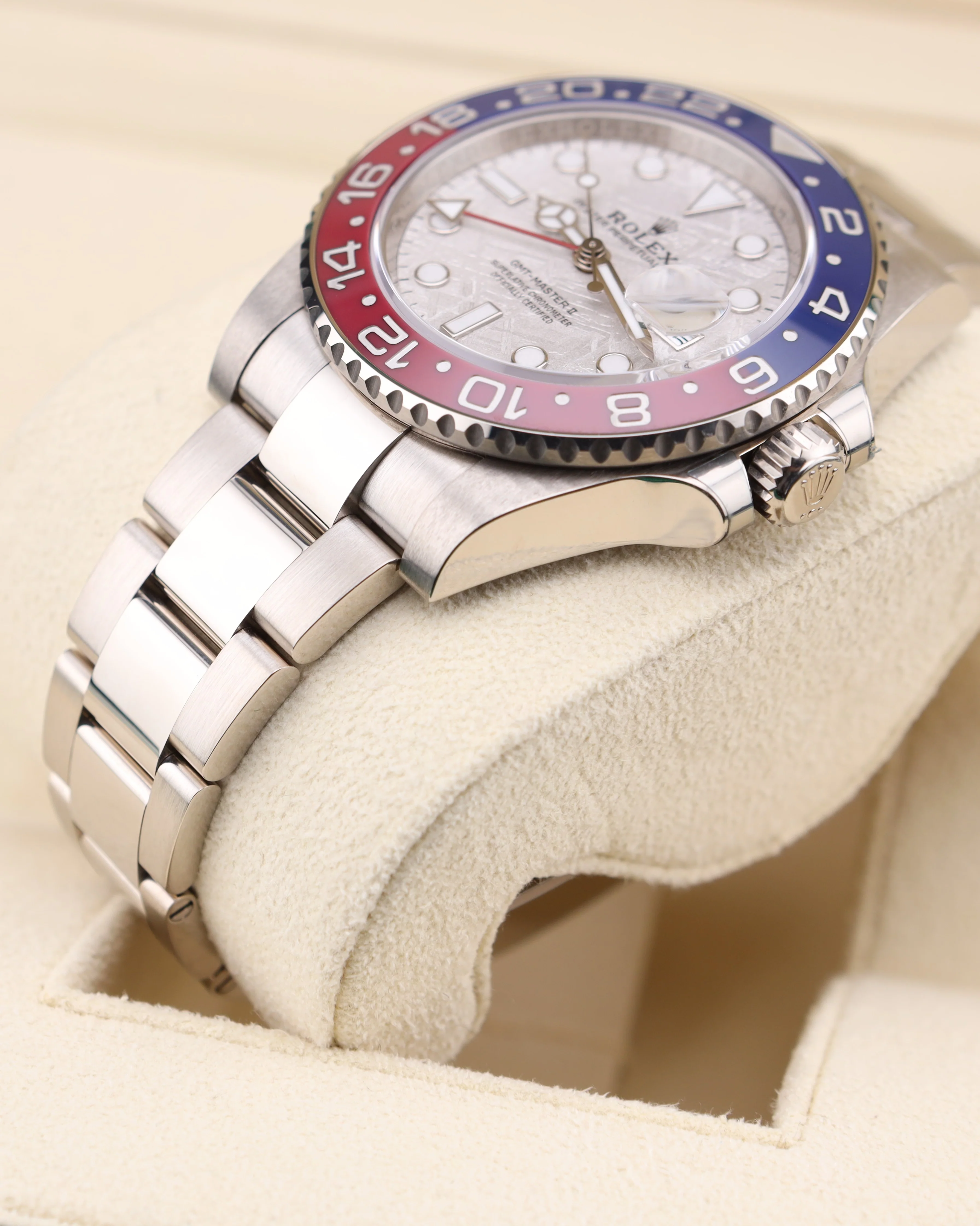 Rolex GMT-Master II Pepsi Meteorite Dial White Gold 126719BLRO - Image 4