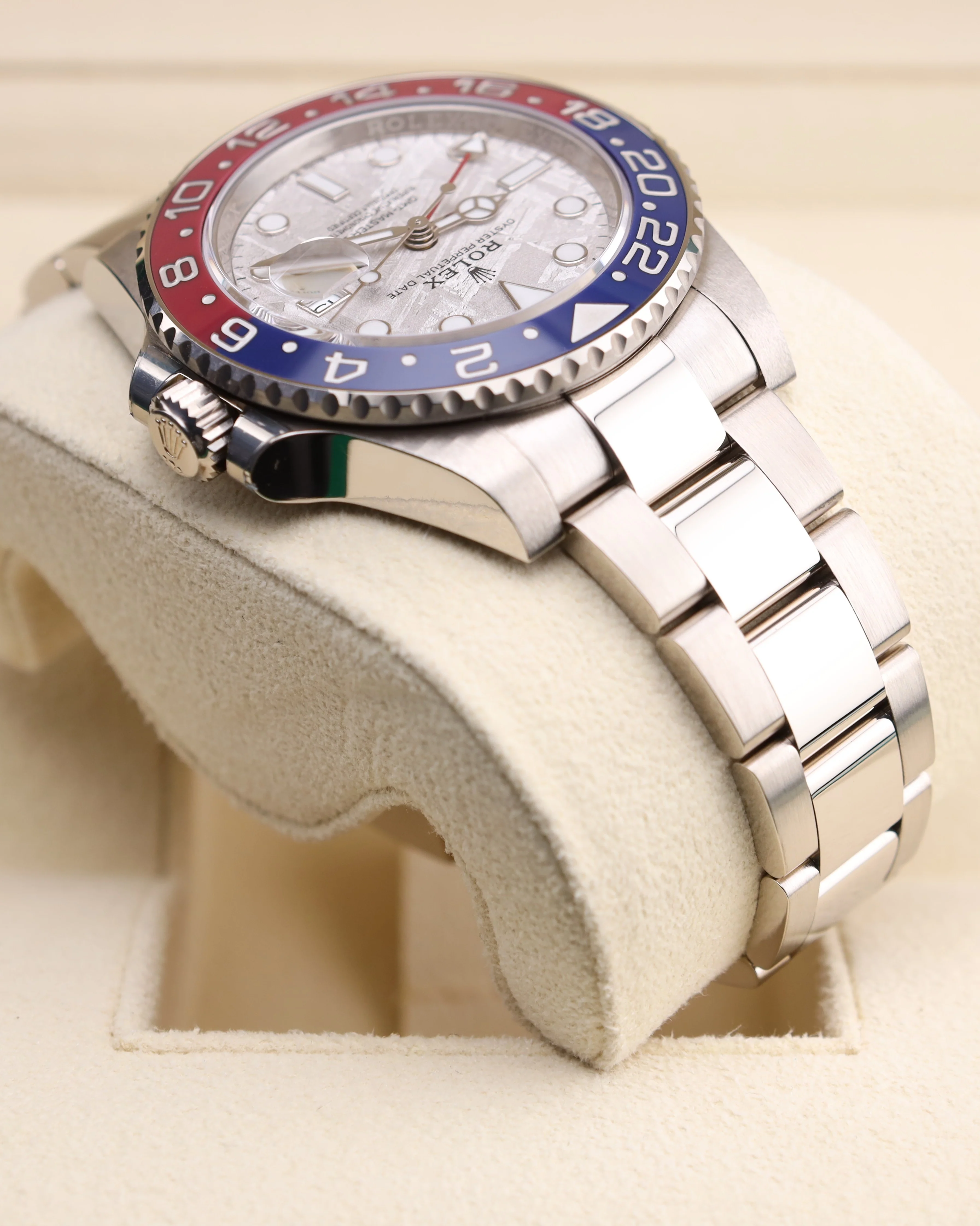 Rolex GMT-Master II Pepsi Meteorite Dial White Gold 126719BLRO - Image 5