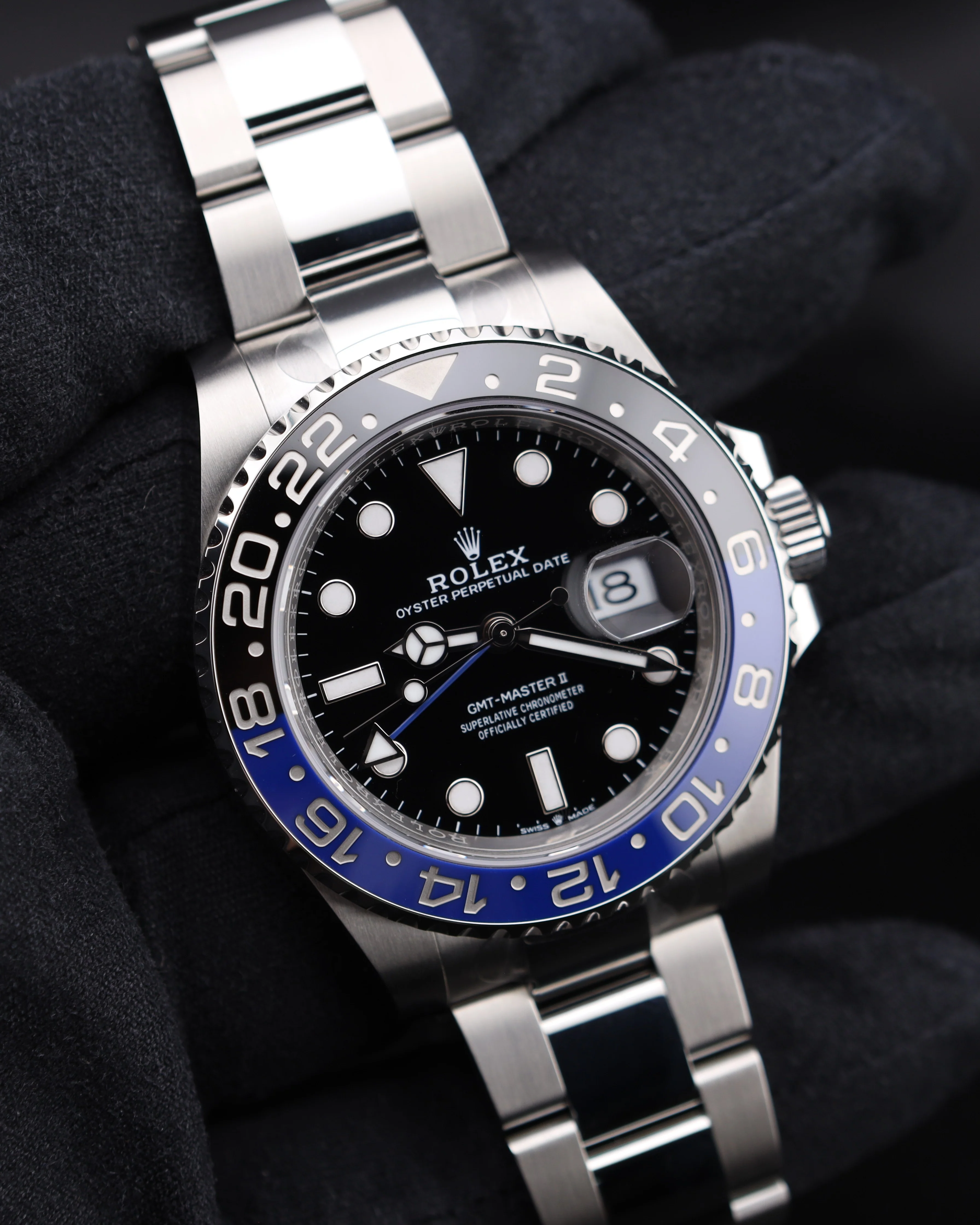 Rolex GMT-Master II Batman on Oyster 126710BLNR - Image 2
