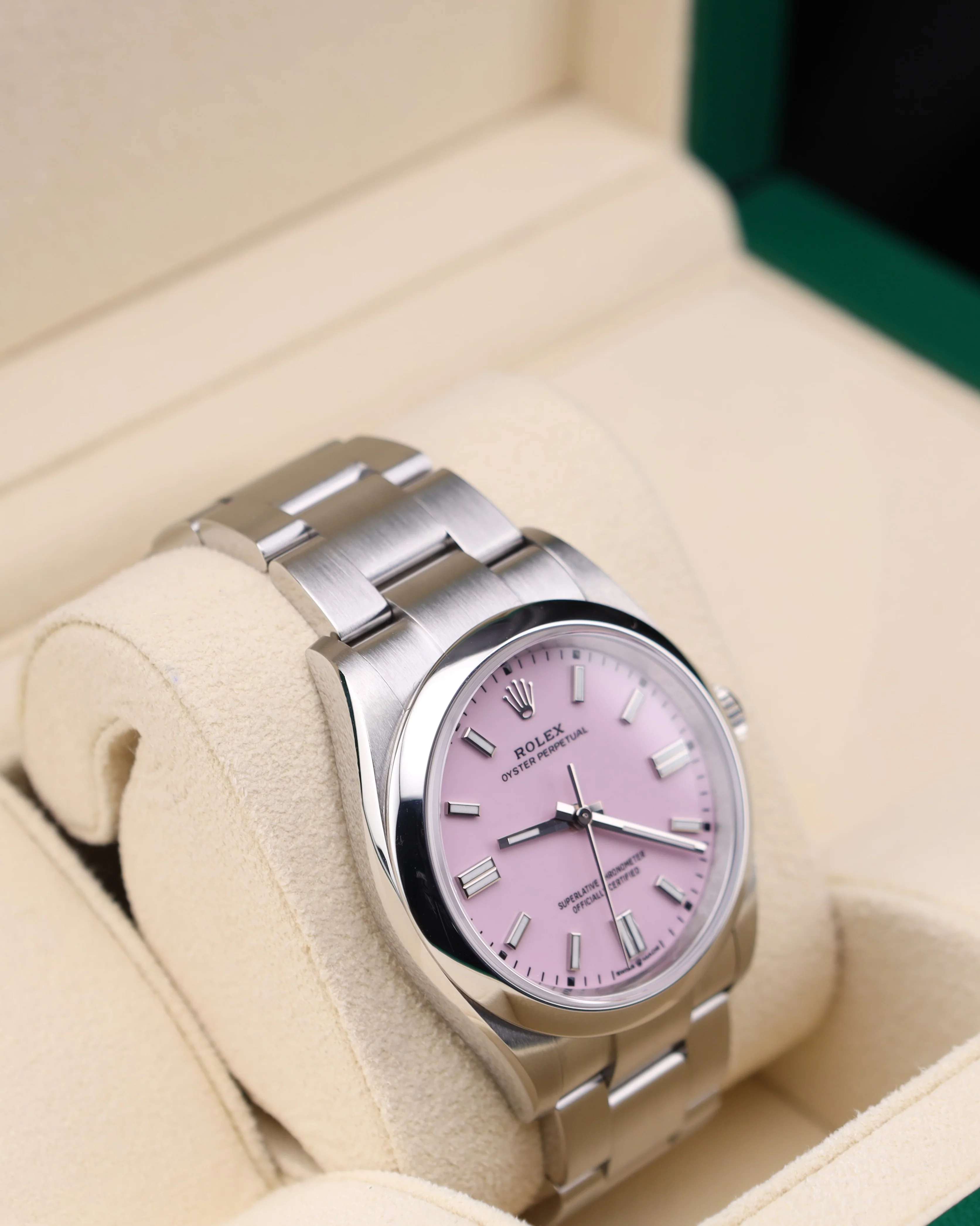 Rolex Oyster Perpetual 36 Pink Dial 126000 - Image 3