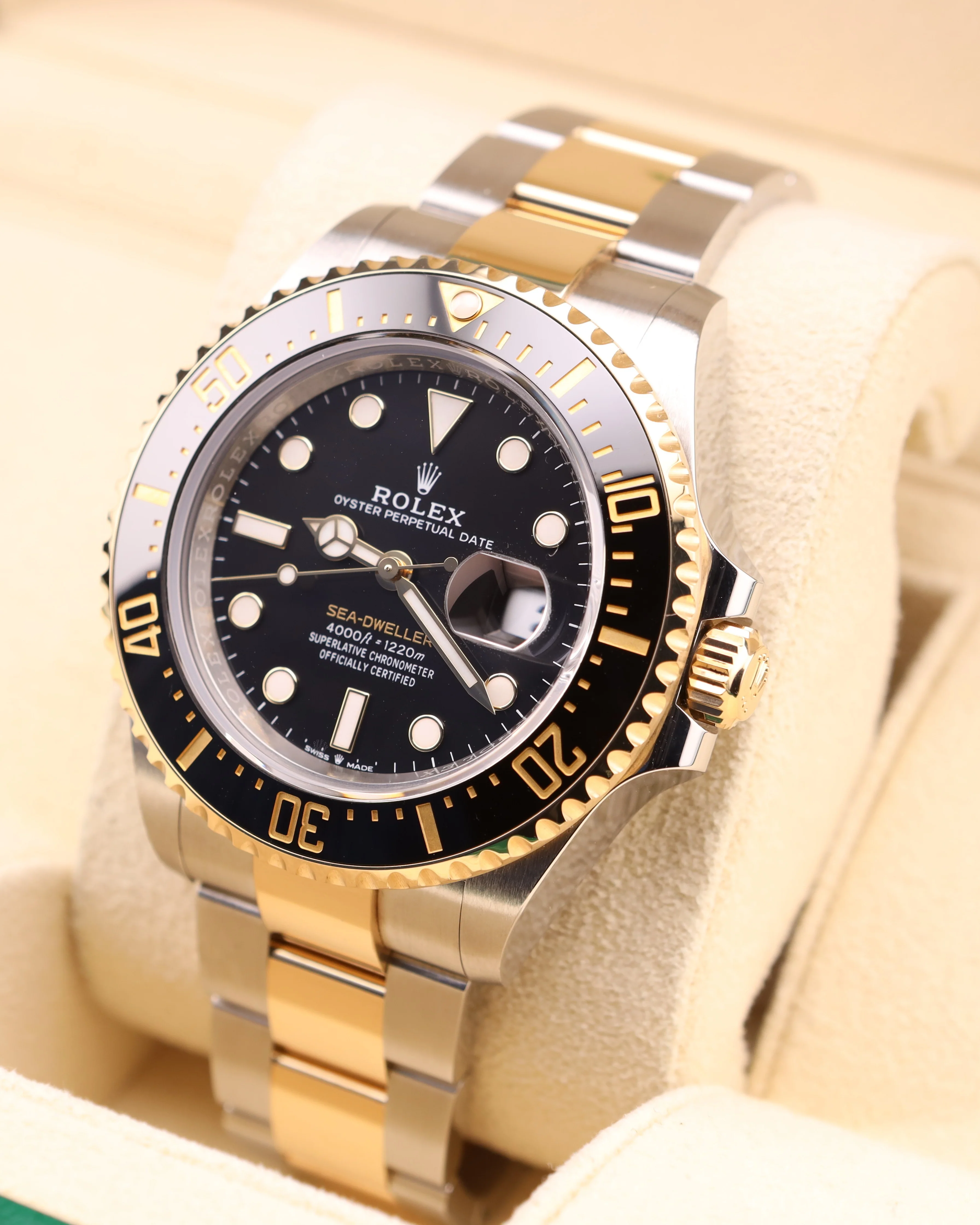Rolex Sea-Dweller Black Dial Two Tone Yellow Gold on Oyster 126603 - Image 5