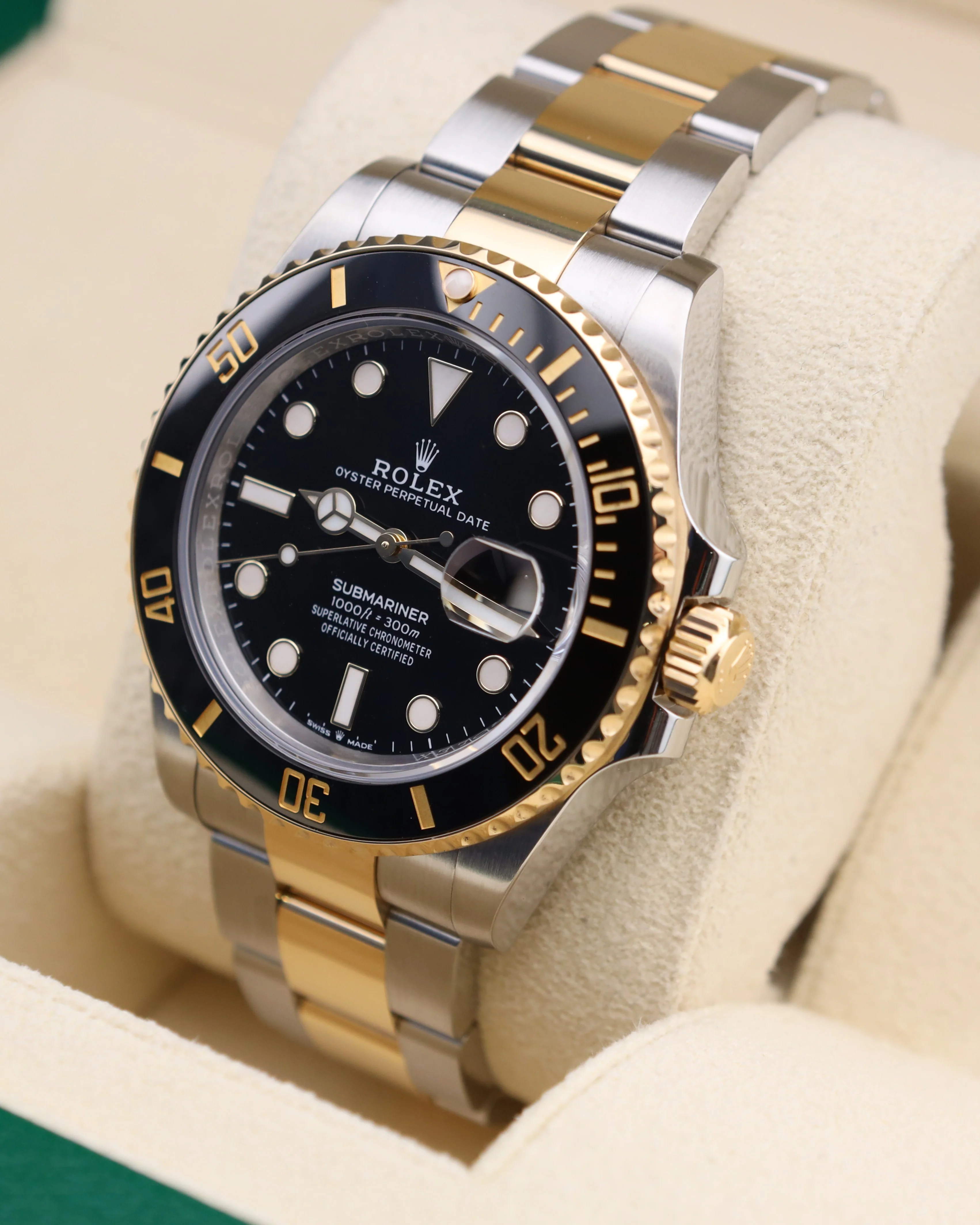 Rolex Submariner Date 41 Black Dial Two Tone Oyster 126613LN - Image 2