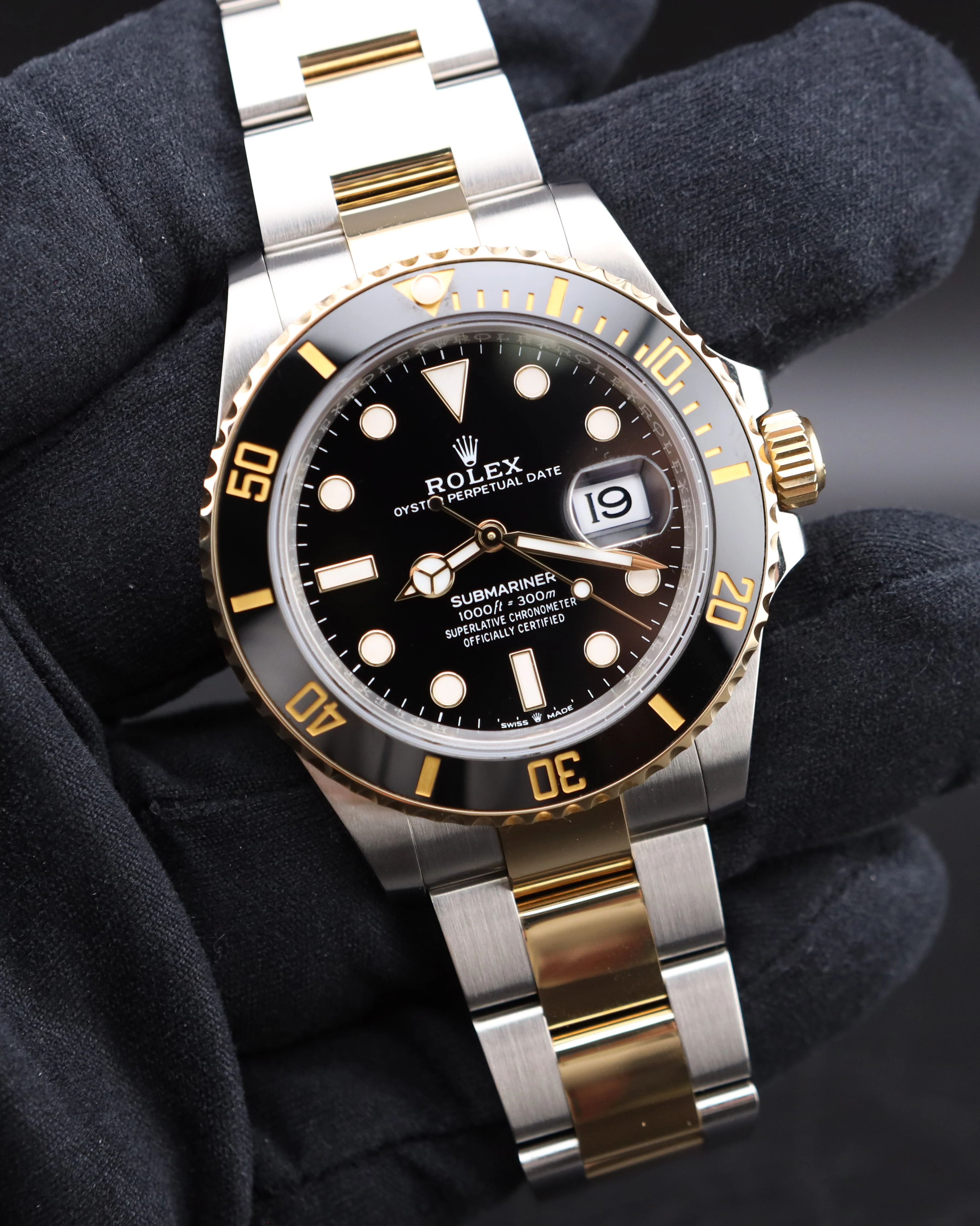 Rolex Submariner Date 41 Black Dial Two Tone Oyster 126613LN - Image 8