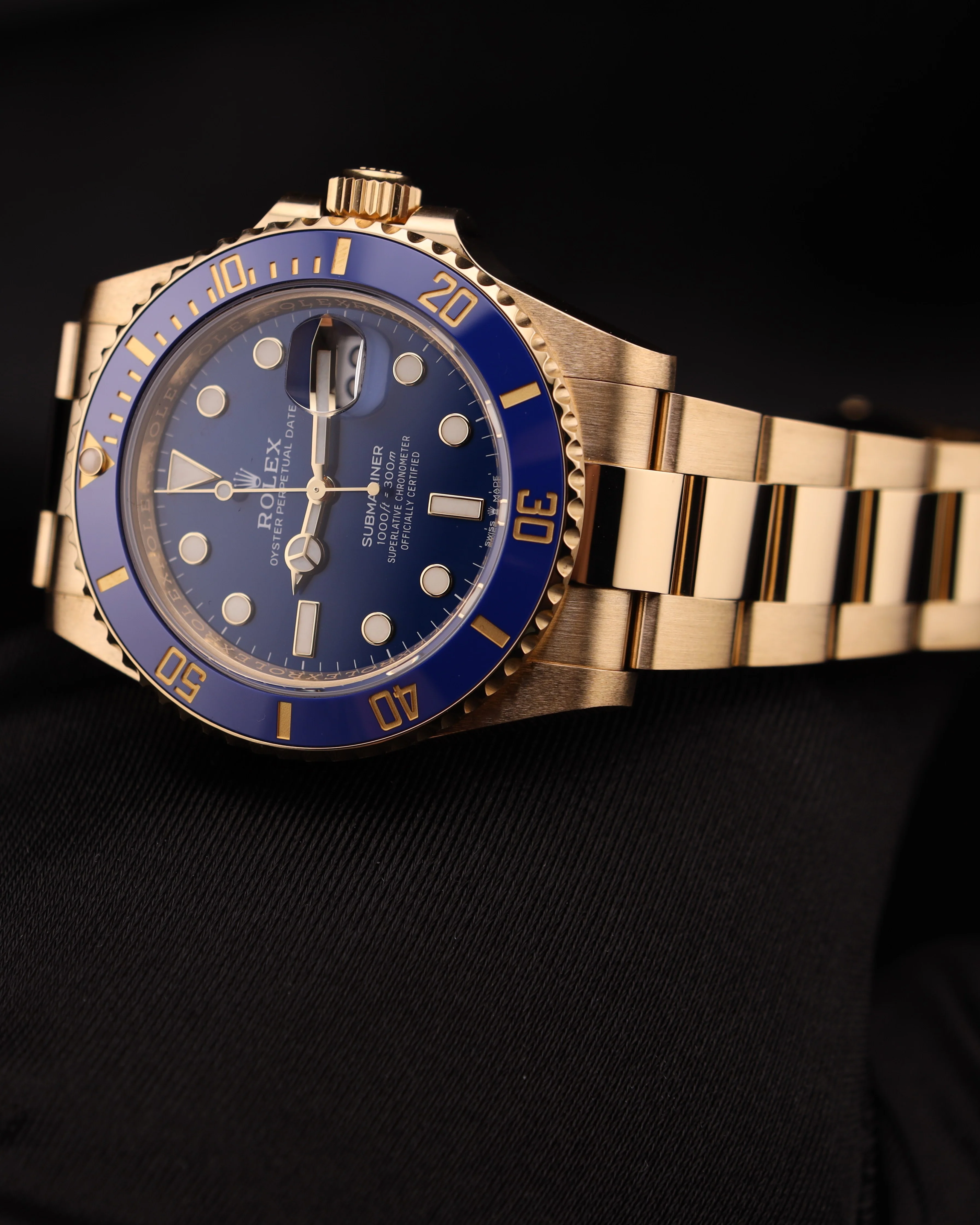 Rolex Submariner Date 41 Bluesy Yellow Gold Oyster 126618LB - Image 11