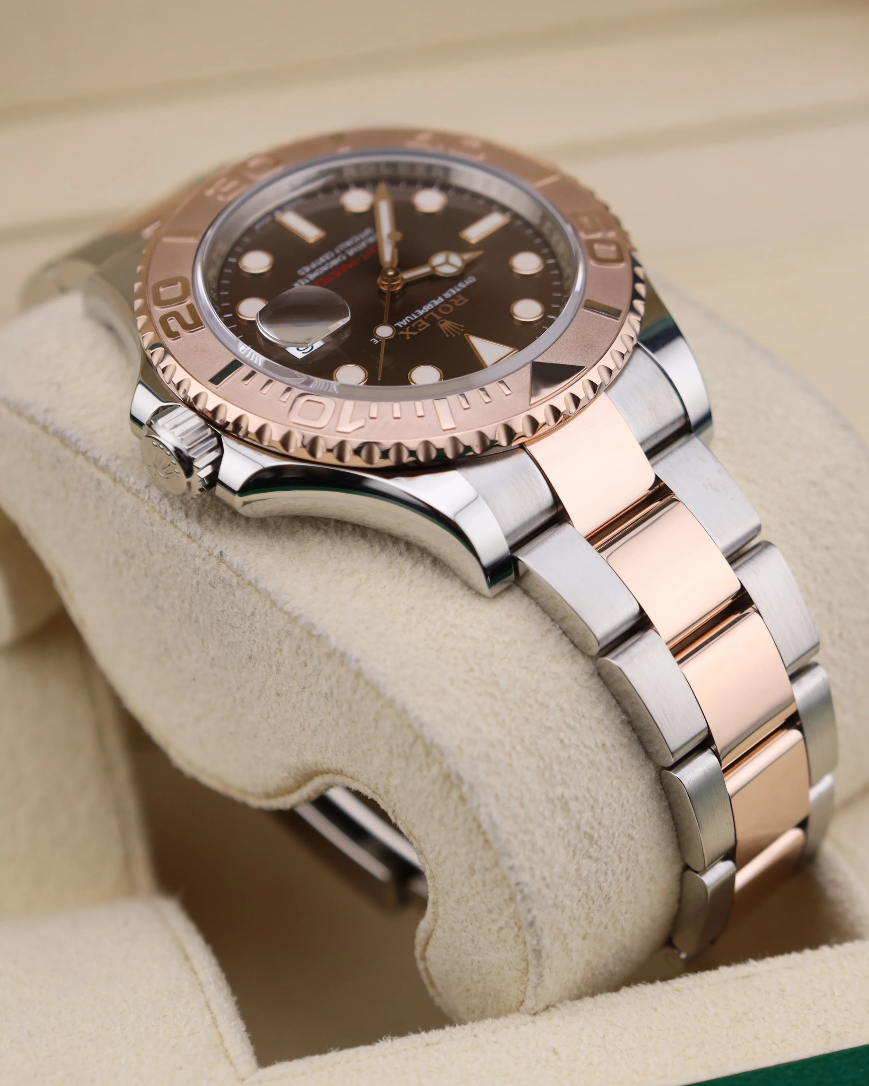 Rolex Yacht-Master 40 Chocolate Dial Rose Gold Two Tone 126621 - Image 6