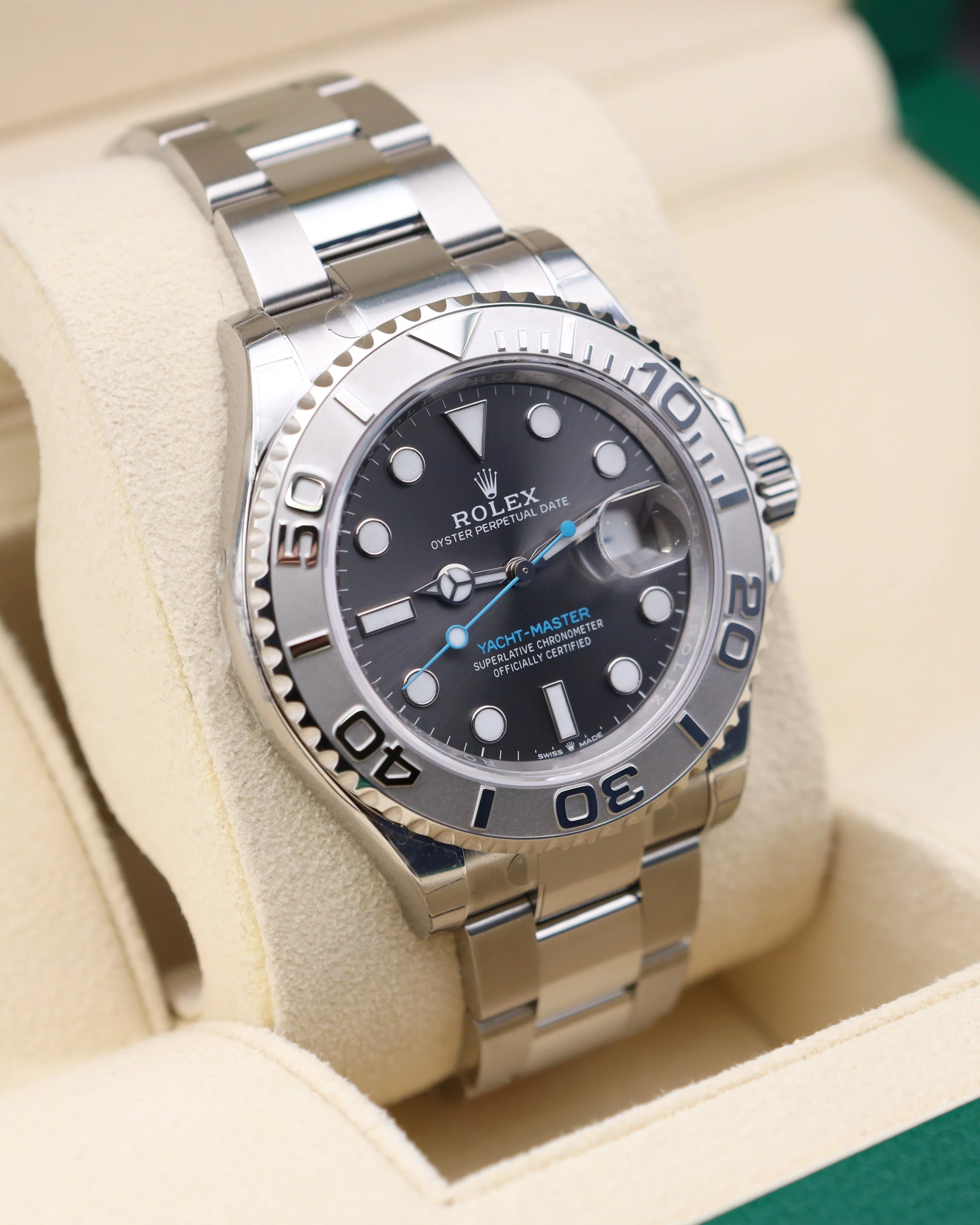 Rolex Yacht-Master 40 Rhodium Slate Dial 126622 Platinum Bezel - Image 2