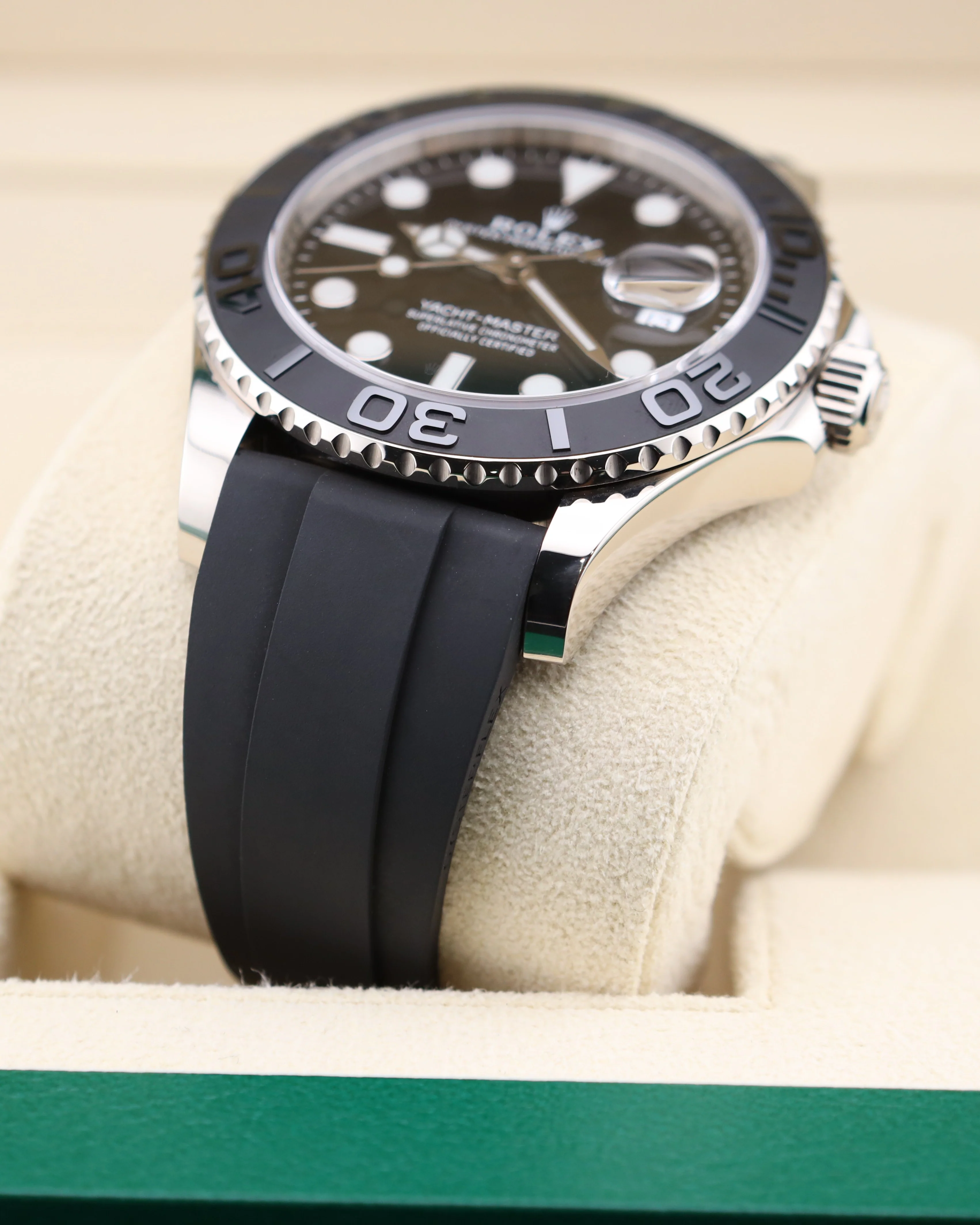 Rolex Yacht-Master 42 Black Dial White Gold on Oysterflex 226659 - Image 5