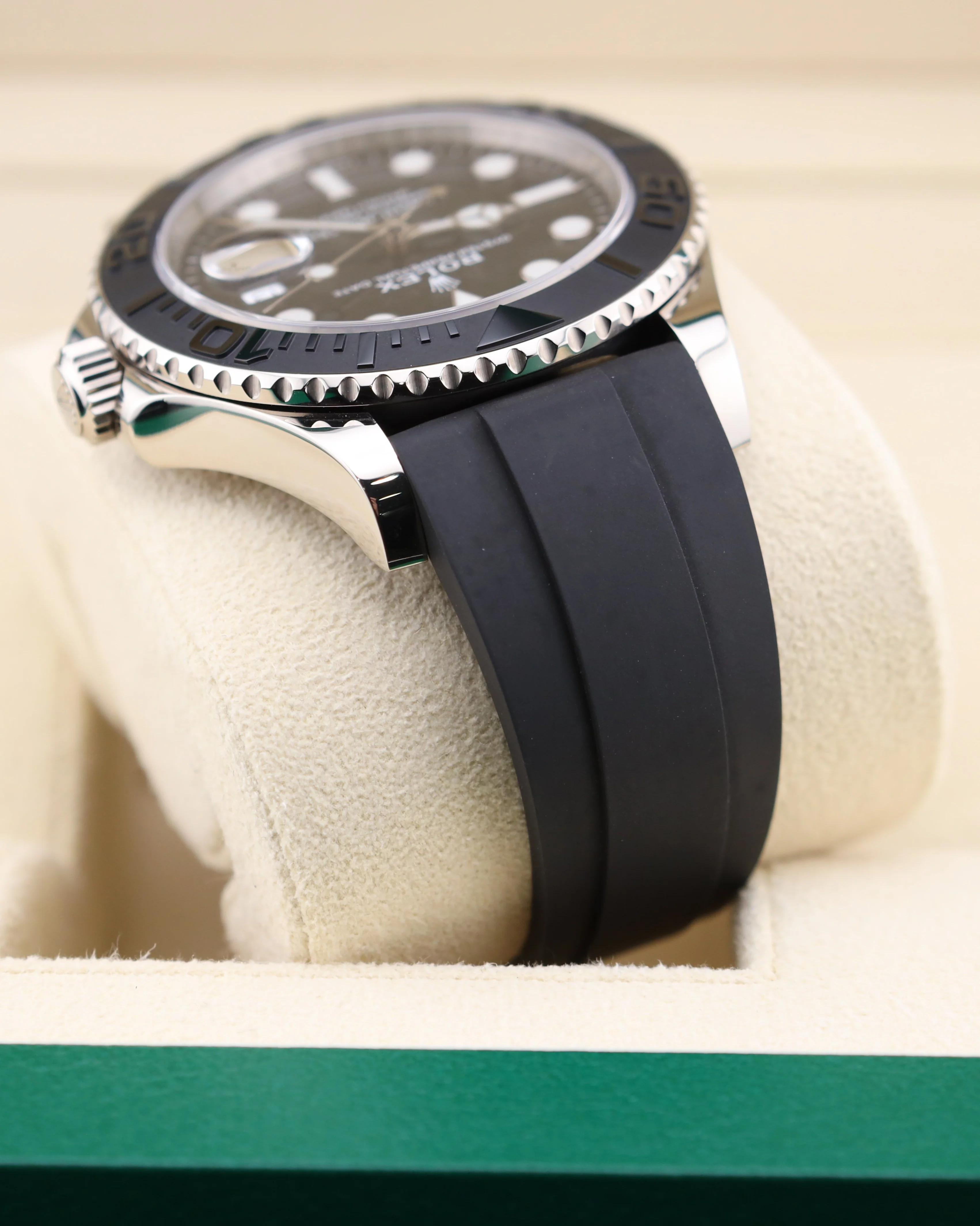 Rolex Yacht-Master 42 Black Dial White Gold on Oysterflex 226659 - Image 6